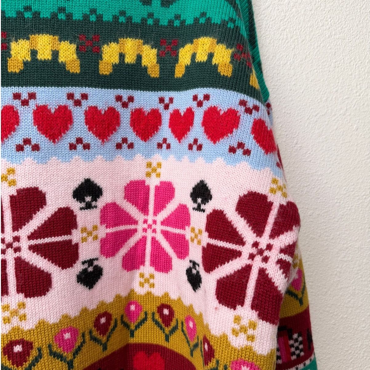 Kate Spade Kate Spade Multicolor Wool Mohair Floral Heart Sweater - S Size S / US 4 / IT 40 - 9 Thumbnail