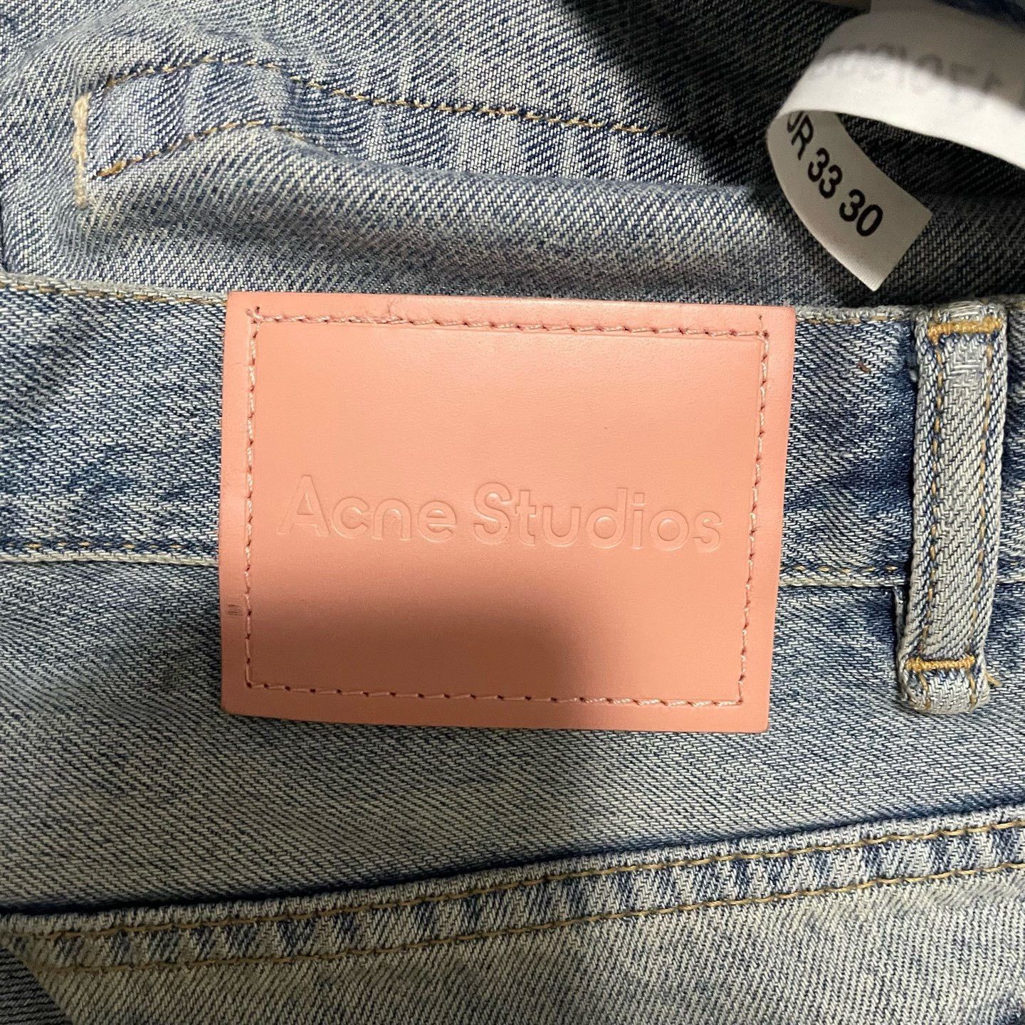Acne Studios Acne Studios Washed Blue Splatter Jeans Size US 30 / EU 46 - 4 Thumbnail