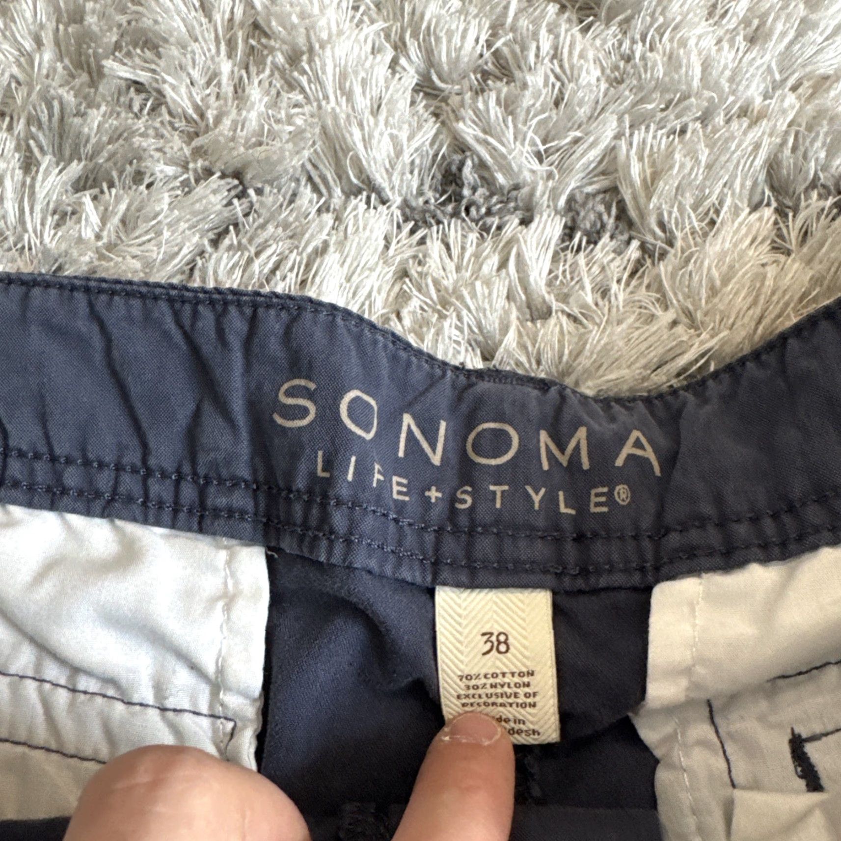 Vintage VINTAGE Sonoma Men Cargo Shorts Sun Faded 00’s Blue Multi Pocket 38 Sun Faded Y2K Size US 38 / EU 54 - 6 Thumbnail