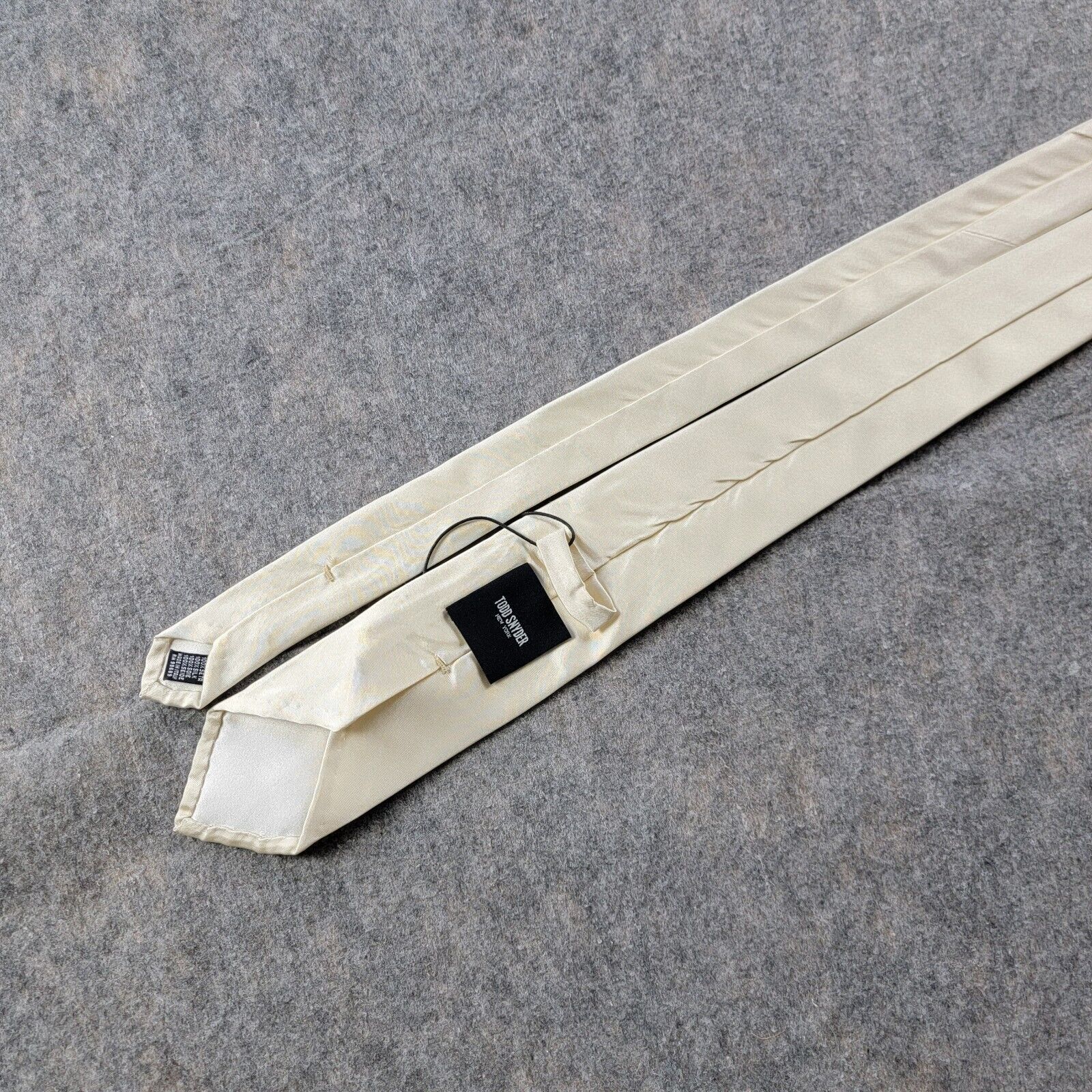 Todd Snyder Todd Snyder Formal Silk Neck Tie Ivory NWT $158 Size ONE SIZE - 4 Thumbnail