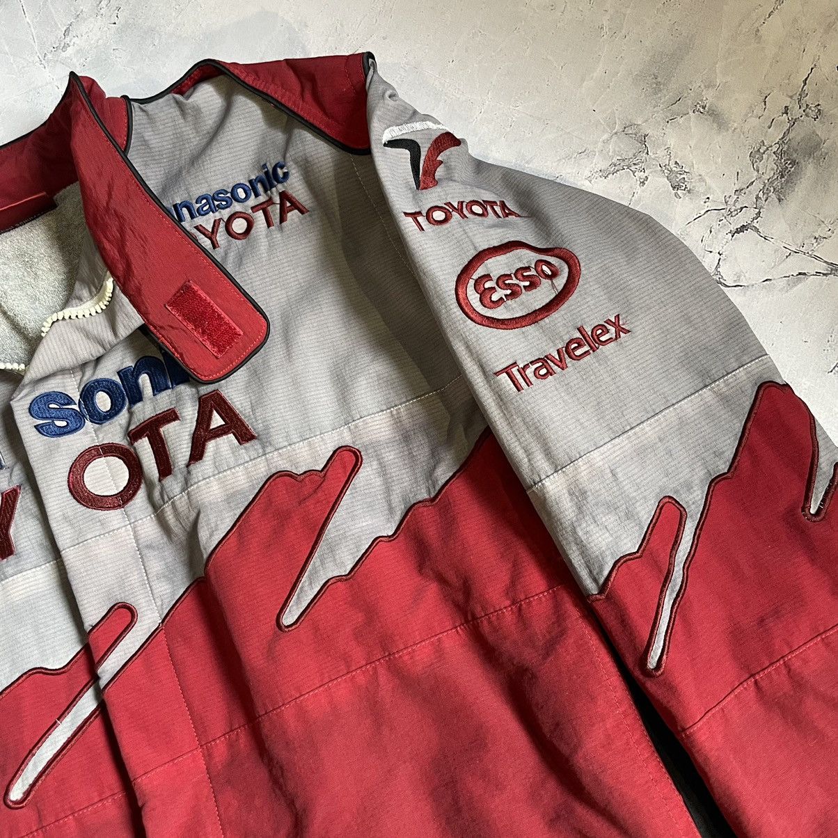 Formula 1 Toyota F1 Racing Panasonic Vintage NASCAR Bomber Jacket Size US L / EU 52-54 / 3 - 8 Thumbnail