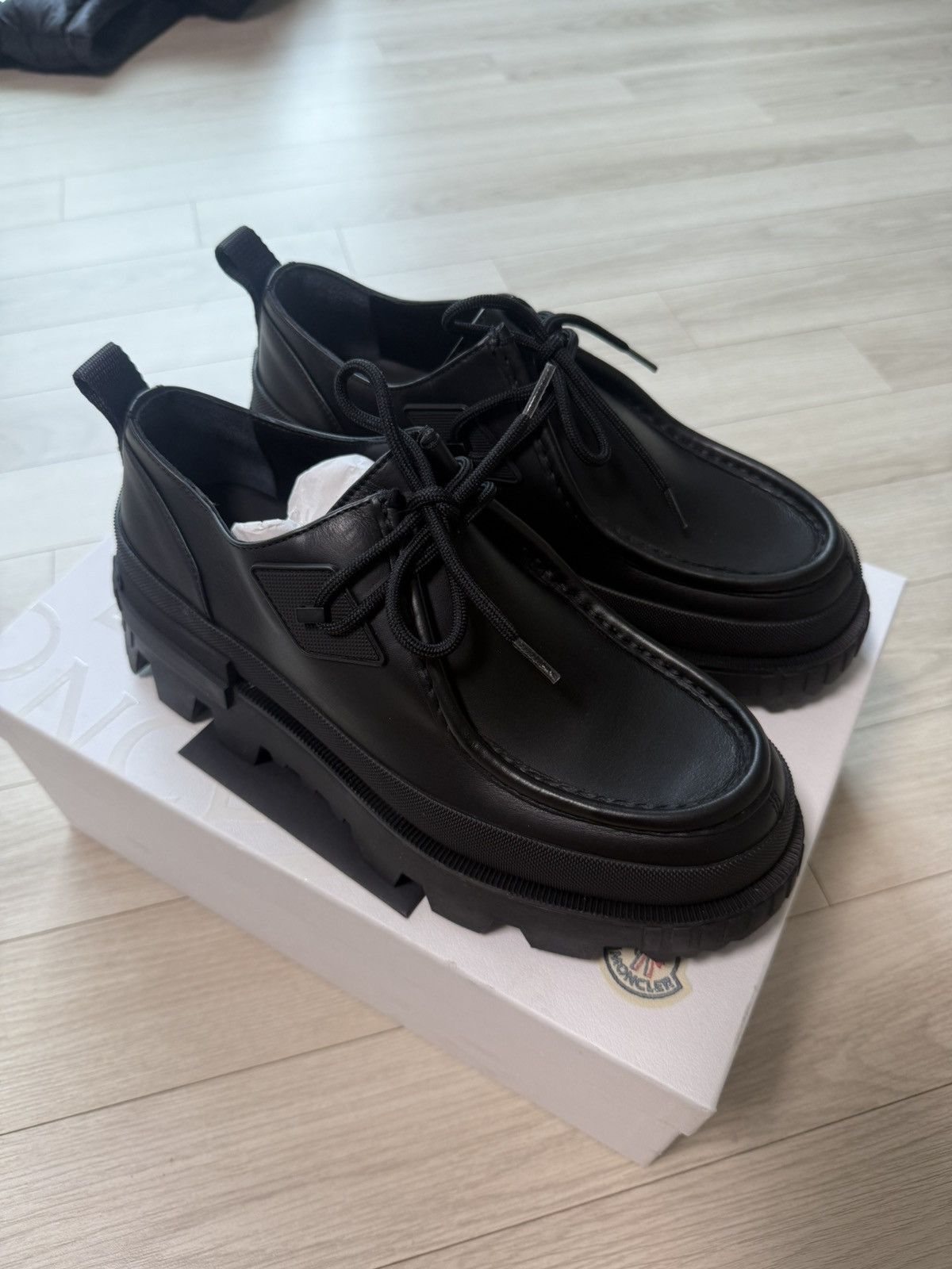 Moncler [New] Moncler leather Loafers 41-42size Size US 8.5 / EU 41-42 - 2 Thumbnail