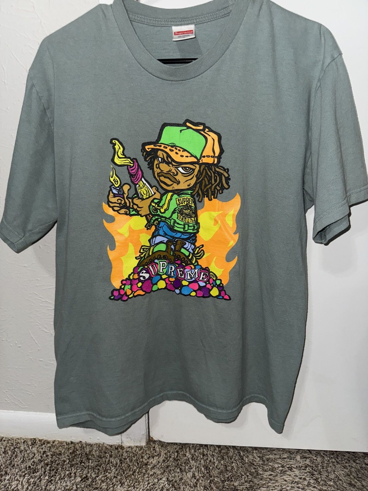 Supreme Molotov Tee | Grailed