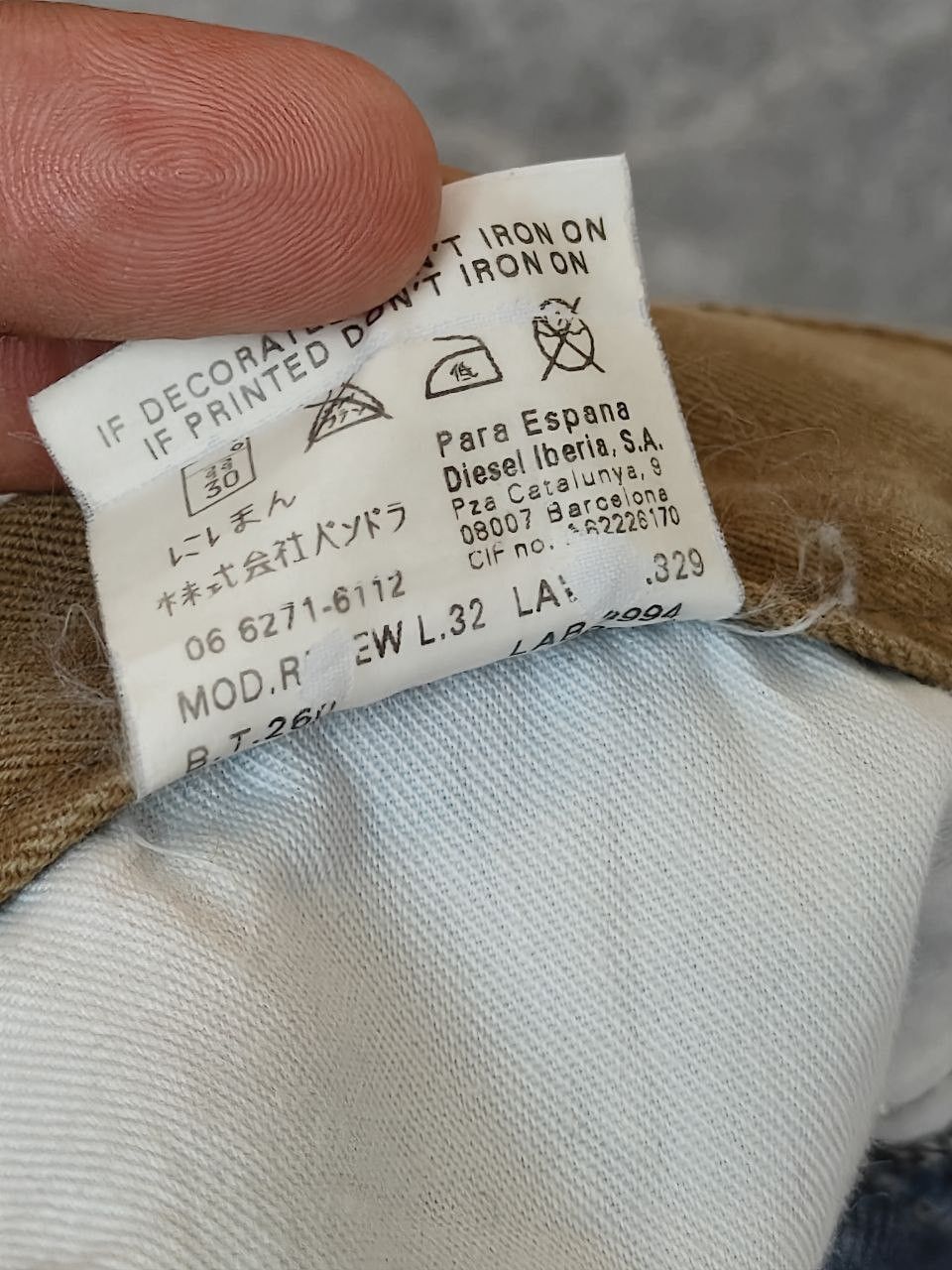 Diesel Diesel Reconstruct Denim Size US 30 / EU 46 - 8 Thumbnail