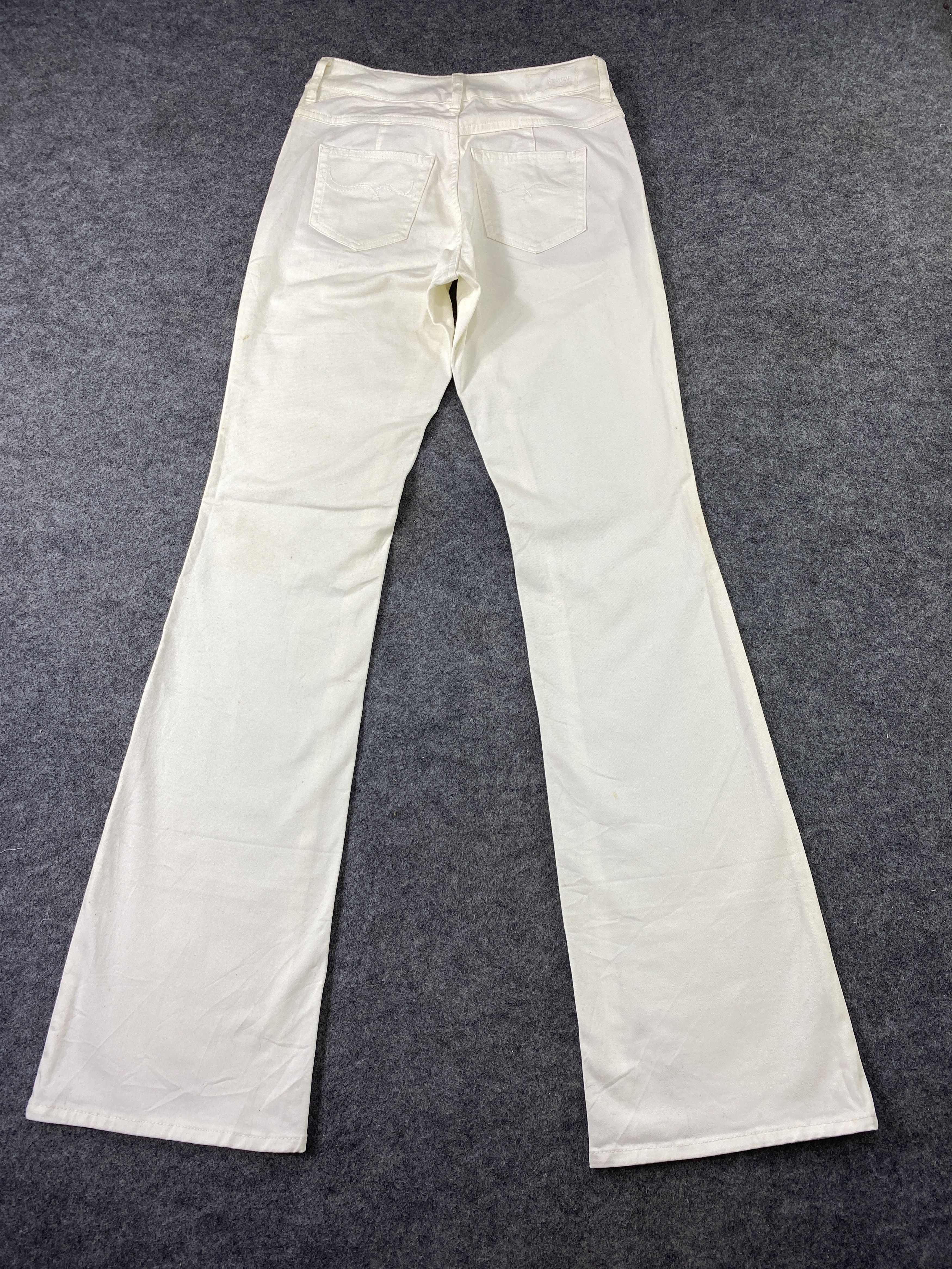Jean Bobson Flare white Jeans - J1122 Size US 27 - 4 Thumbnail