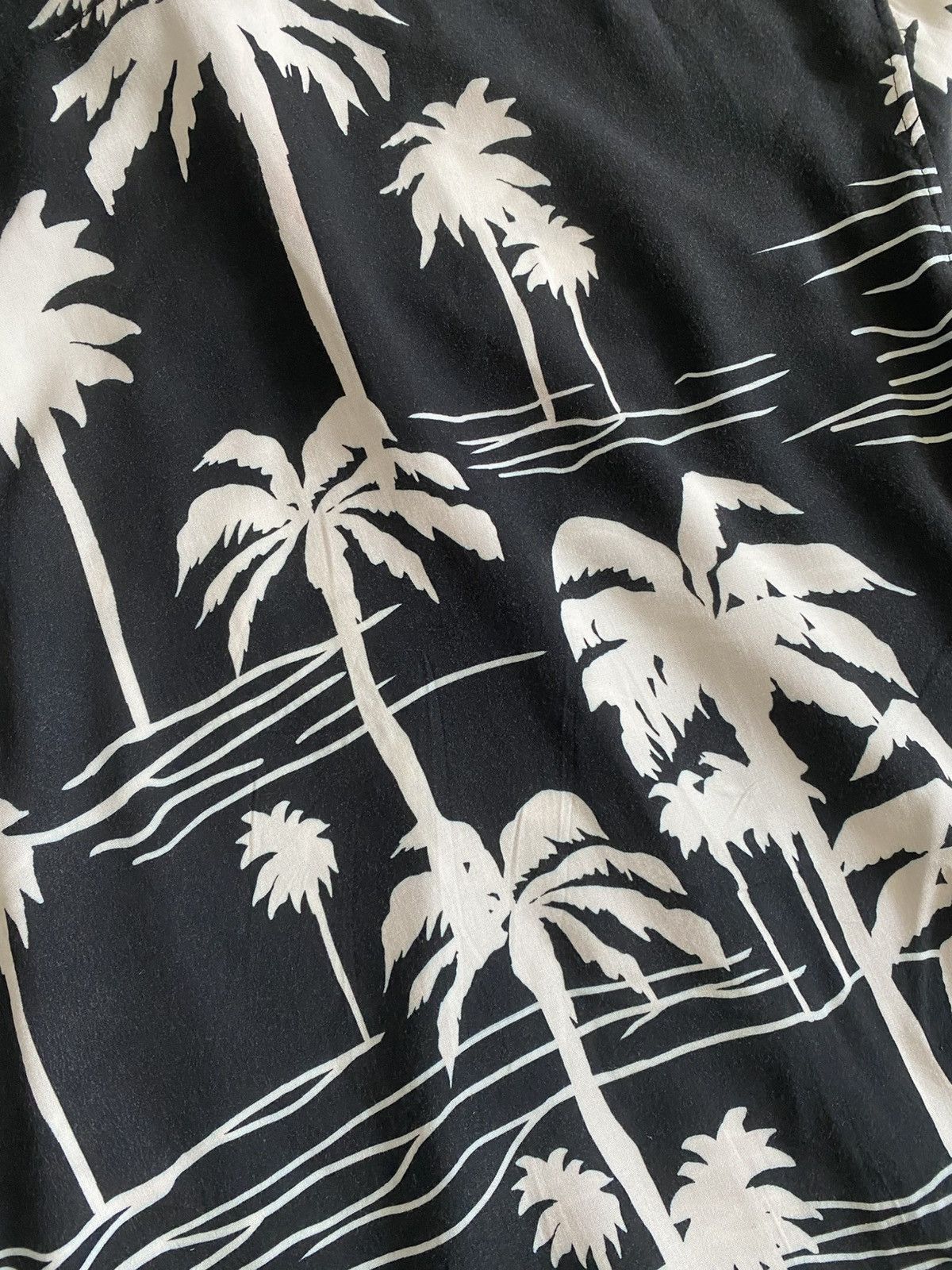 Celine × Hedi Slimane Celine - SS21 Palm Tree Long Sleeve Shirt Size US M / EU 48-50 / 2 - 6 Thumbnail