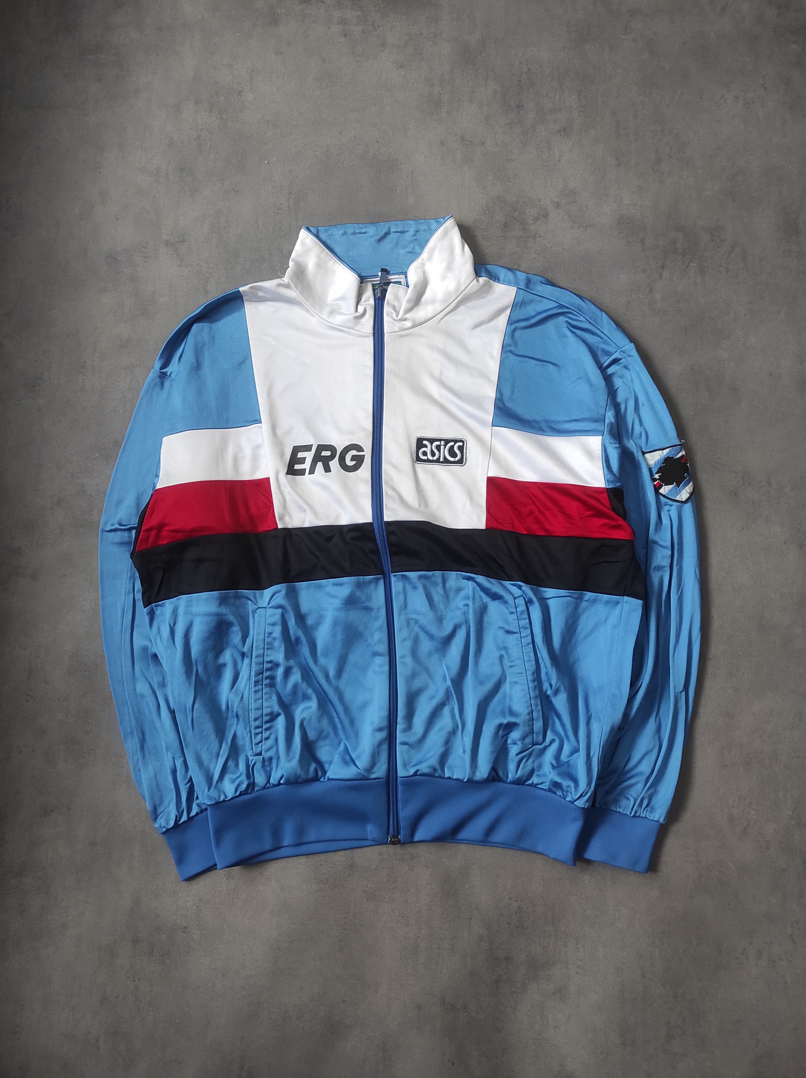 Asics Vintage Sampdoria Asics Track Jacket 1990-91 Size US L / EU 52-54 / 3 - 1 Thumbnail