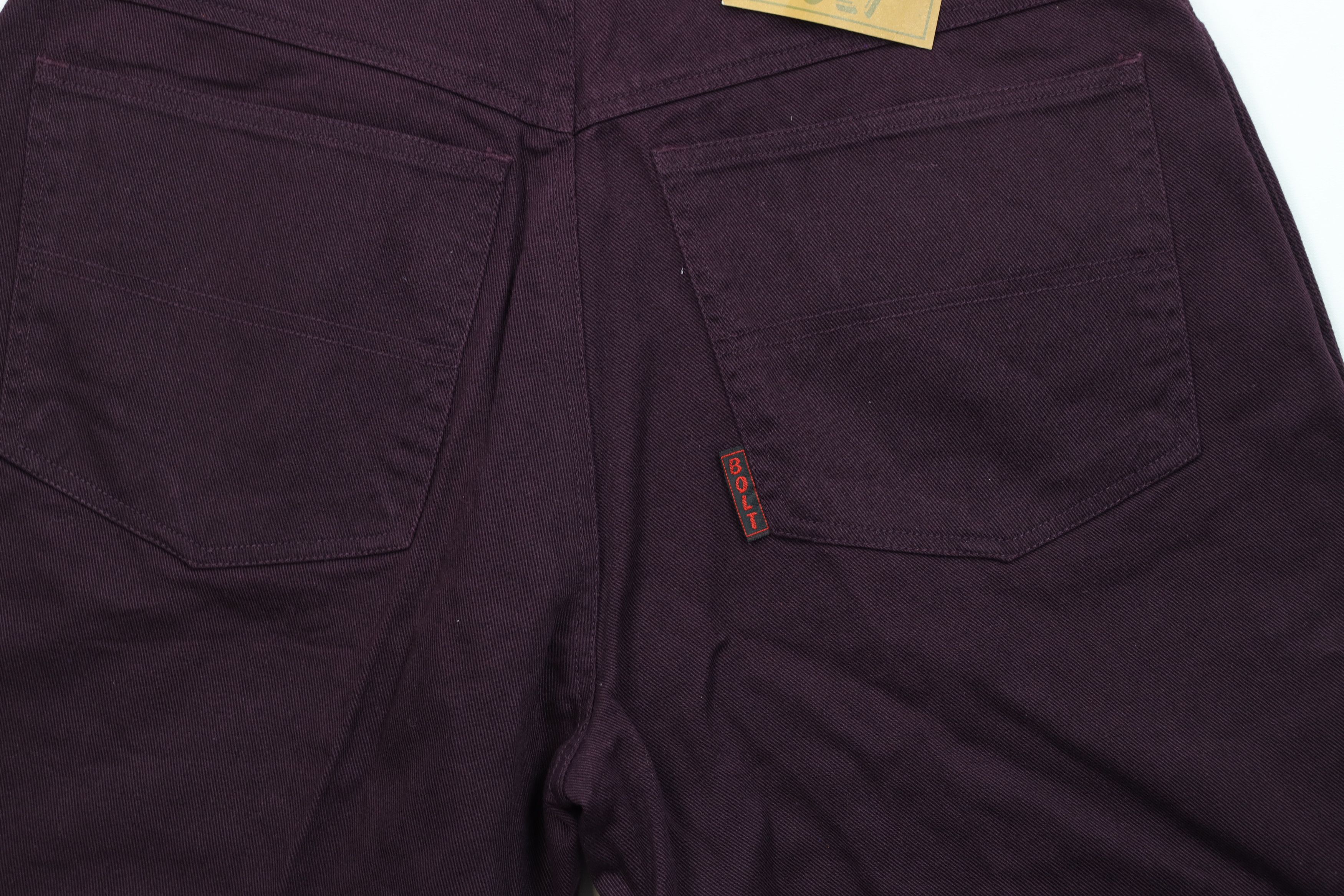 Vintage Deadstock Vintage 90s Streetwear Fit Denim Shorts Purple Size US 33 - 9 Thumbnail