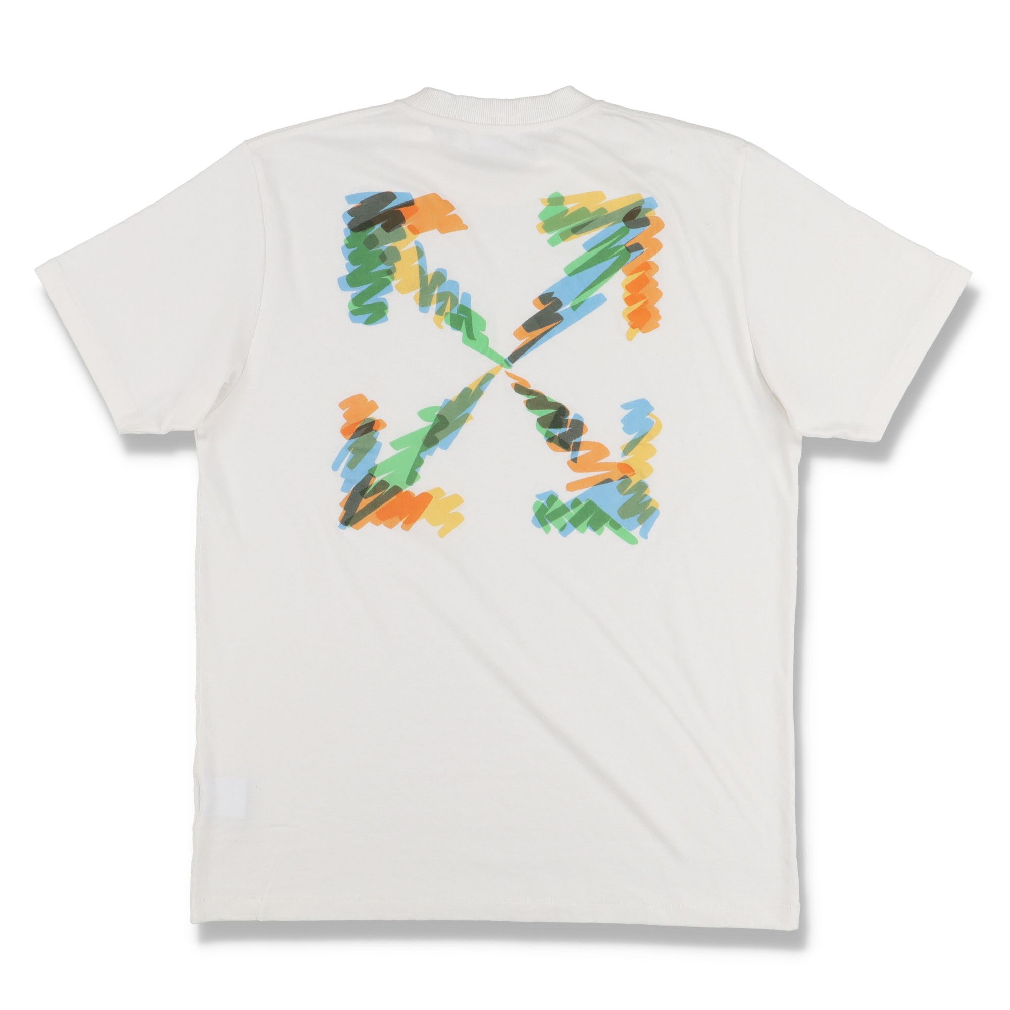 image of Off White White Marker Pen Arrows Logo T-Shirt, Men's (Size 2XL)