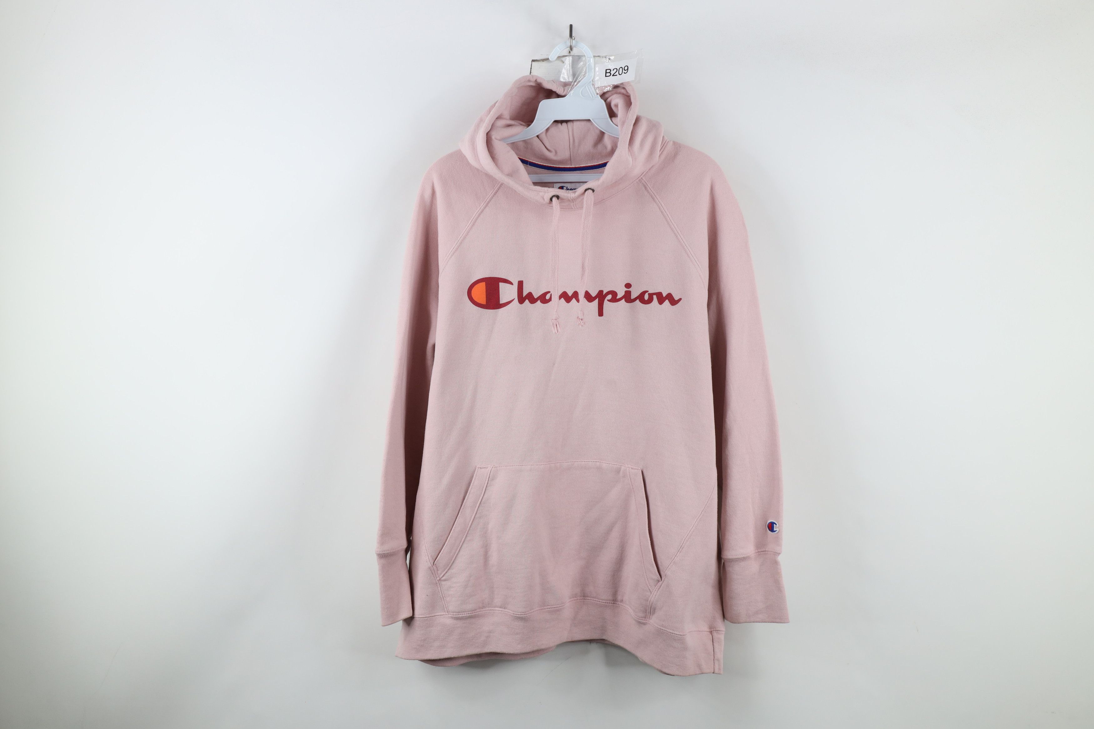 Champion × Vintage Vintage Y2K Champion Spell Out Center Logo Hoodie Sweatshirt Size XL / US 12-14 / IT 48-50 - 1 Thumbnail