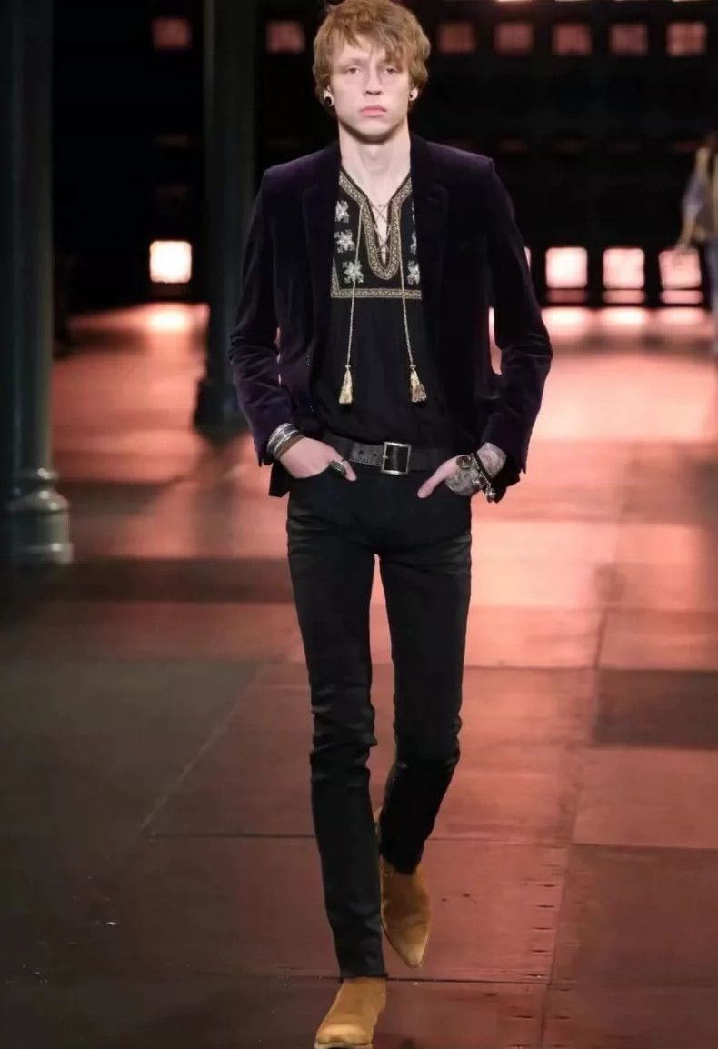 Saint Laurent Paris Saint Laurent Paris size 38 15SS Black Fireworks Shirt Size US M / EU 48-50 / 2 - 7 Thumbnail