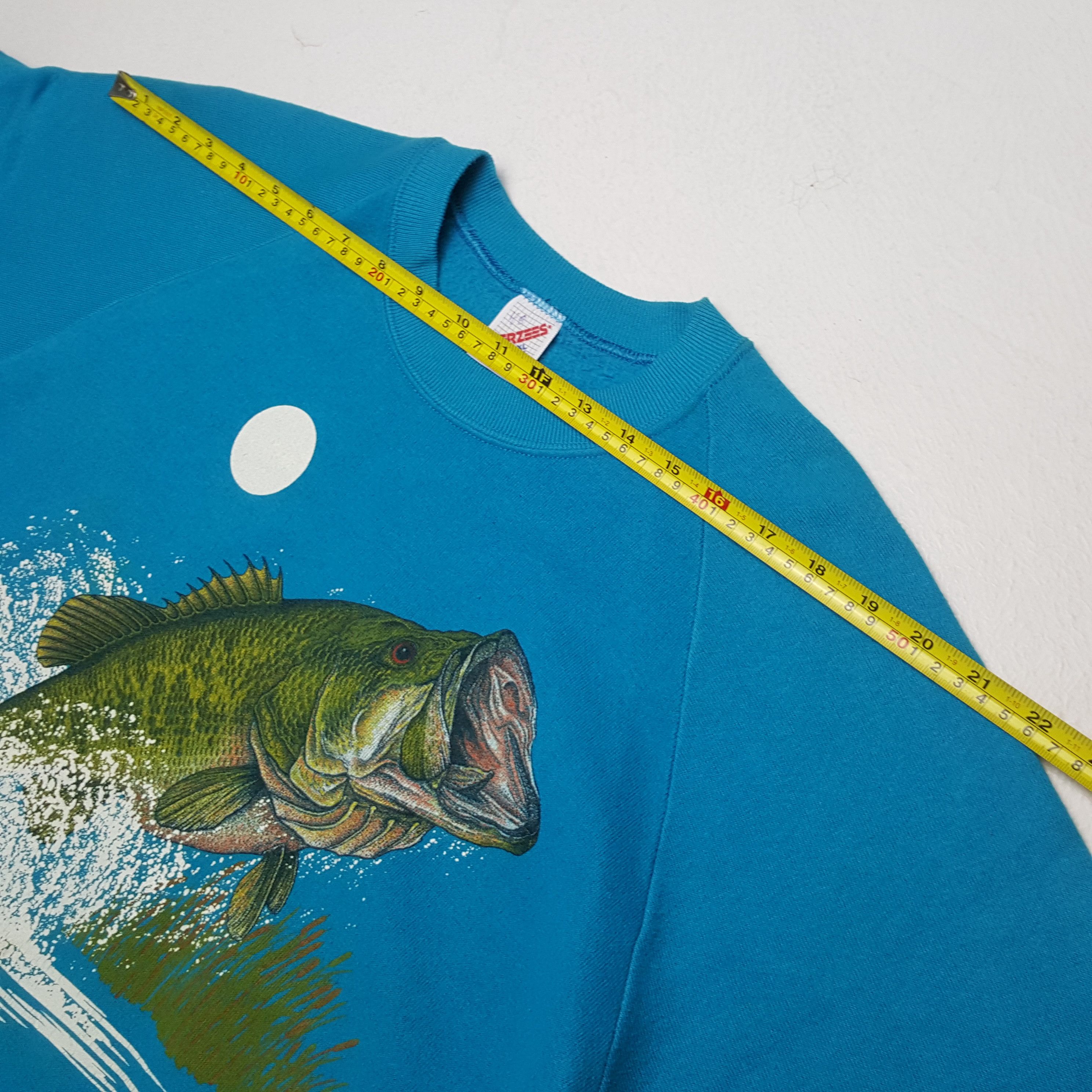 Vintage Vintage FISH ART Streetwear Fashion Style Sweatshirts Size US M / EU 48-50 / 2 - 4 Thumbnail