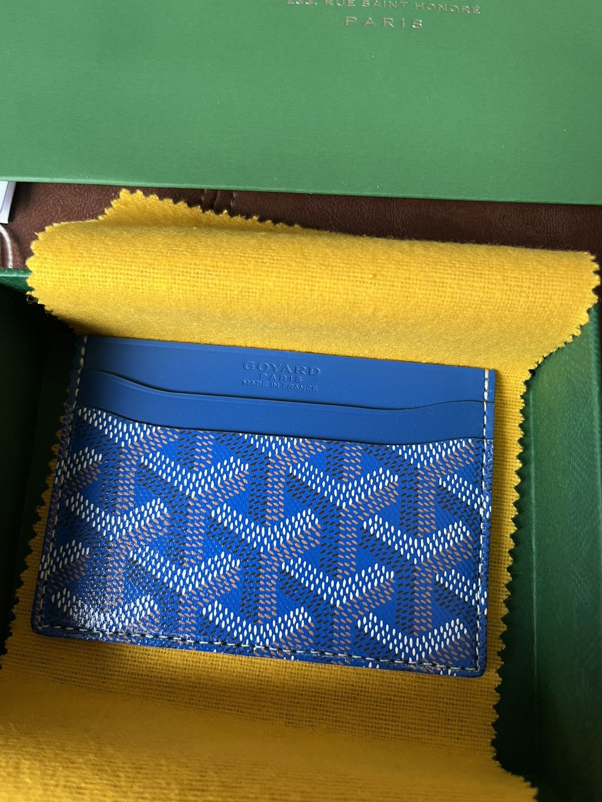Goyard Brand New Giftable Goyard Leather Card Holder Size ONE SIZE - 5 Thumbnail