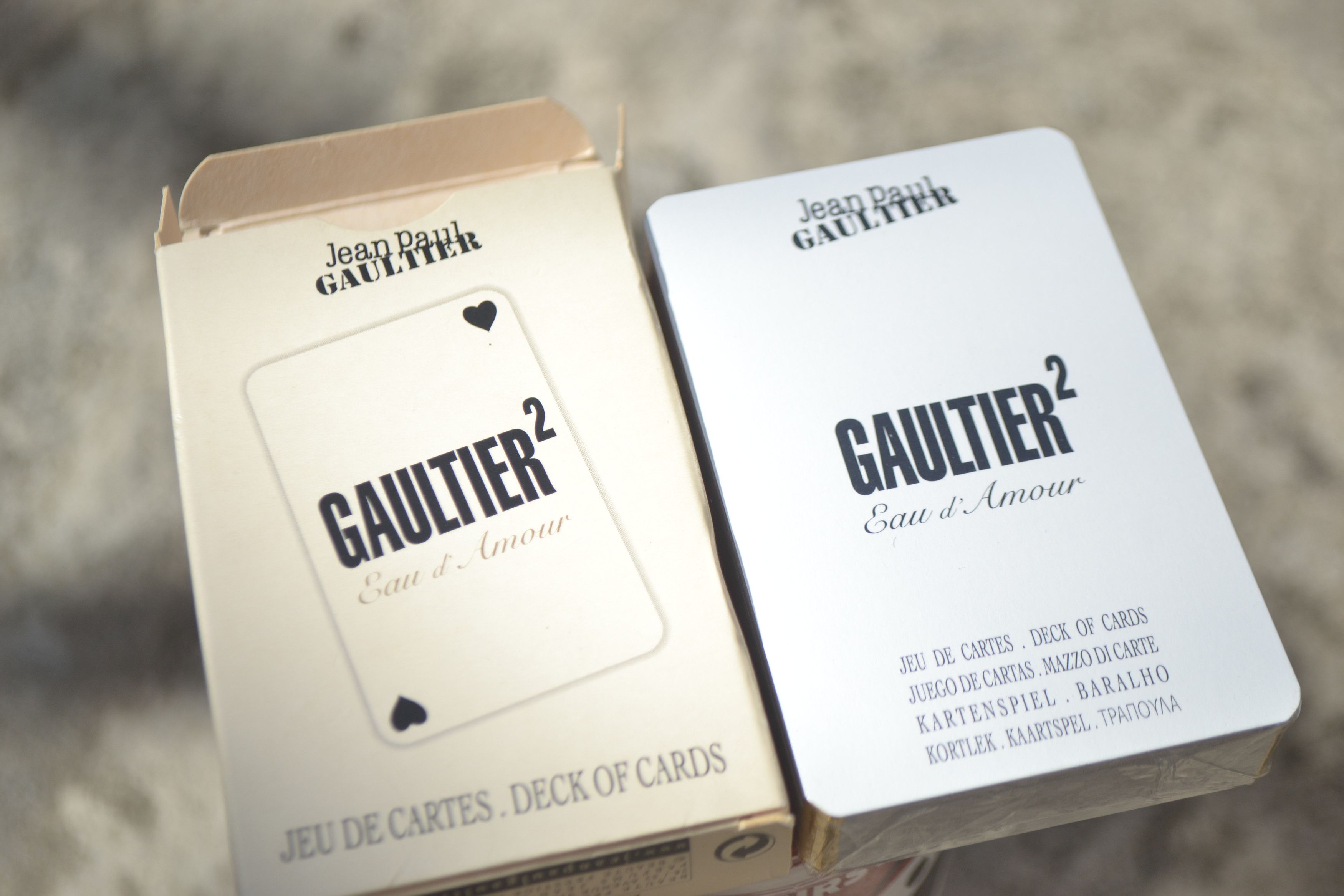 Jean Paul Gaultier RARE Gaultier 2 – Eau d'Amour Playing Cards Size ONE SIZE - 2 Thumbnail