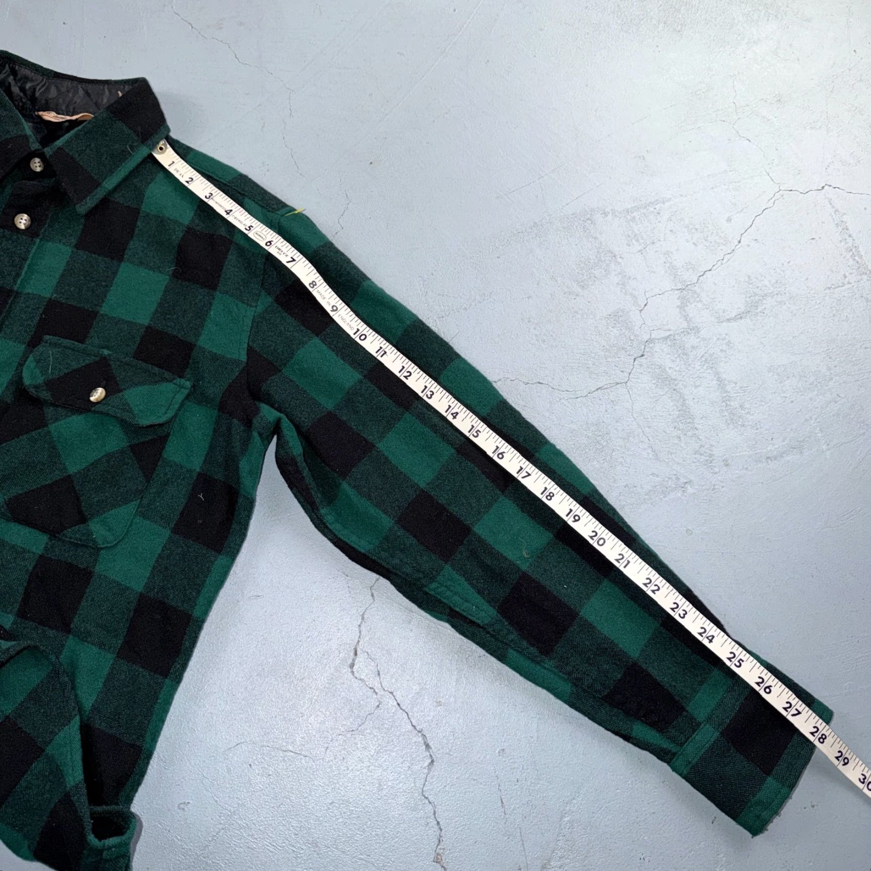 Vintage VTG Cabela's Shirt Mens M Buffalo Plaid Wool Blend Flannel Workwear Logger Green Size US M / EU 48-50 / 2 - 5 Thumbnail