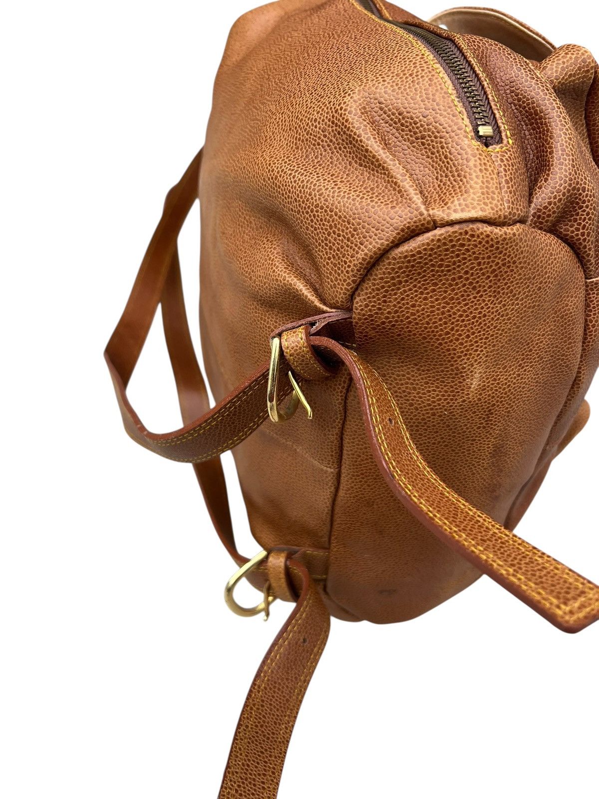 Leather Vintage L’ Homme Femme Leather Backpack Bag Size ONE SIZE - 15 Thumbnail
