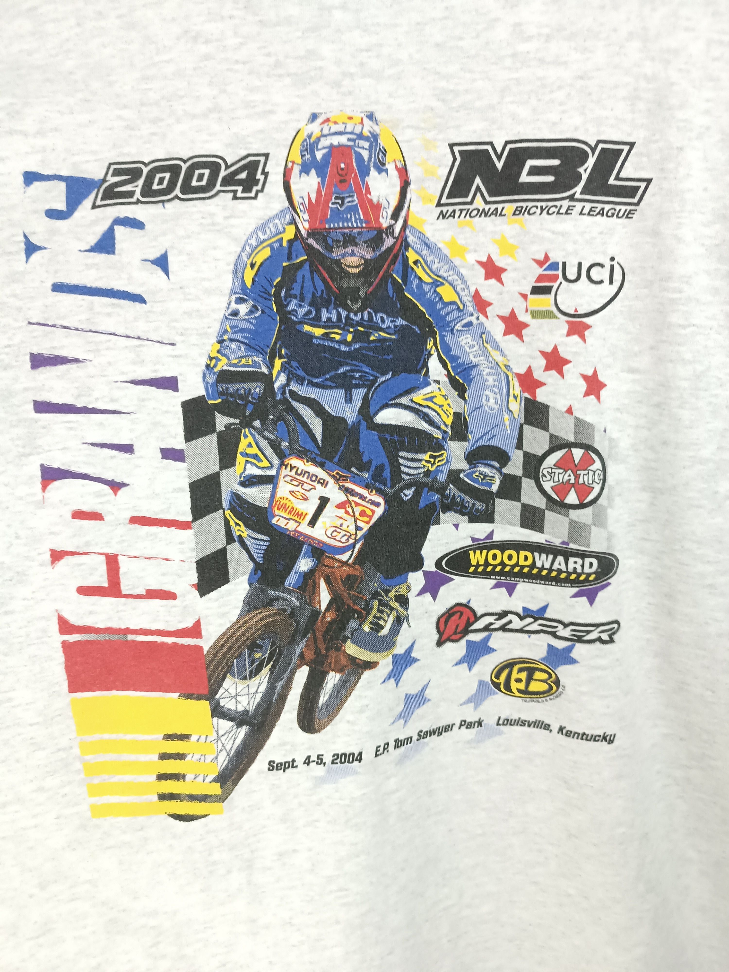 Vintage VINTAGE 2004 NBL NATIONAL BICYCLE LEAGUE MOUNTAIN BIKE TEE Size US XL / EU 56 / 4 - 14 Thumbnail