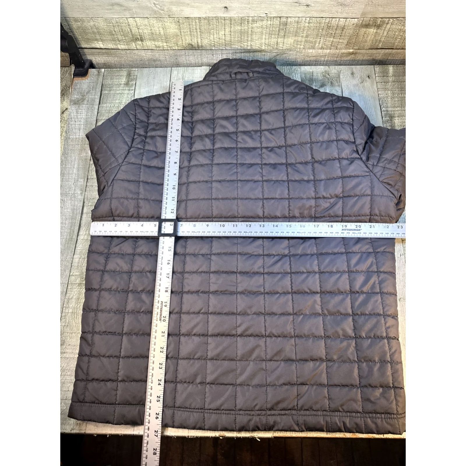 ZeroXposur ZeroXposur Mens Quilted Puffer Jacket Full Zip Lightweight Gray Size L Size US L / EU 52-54 / 3 - 3 Thumbnail