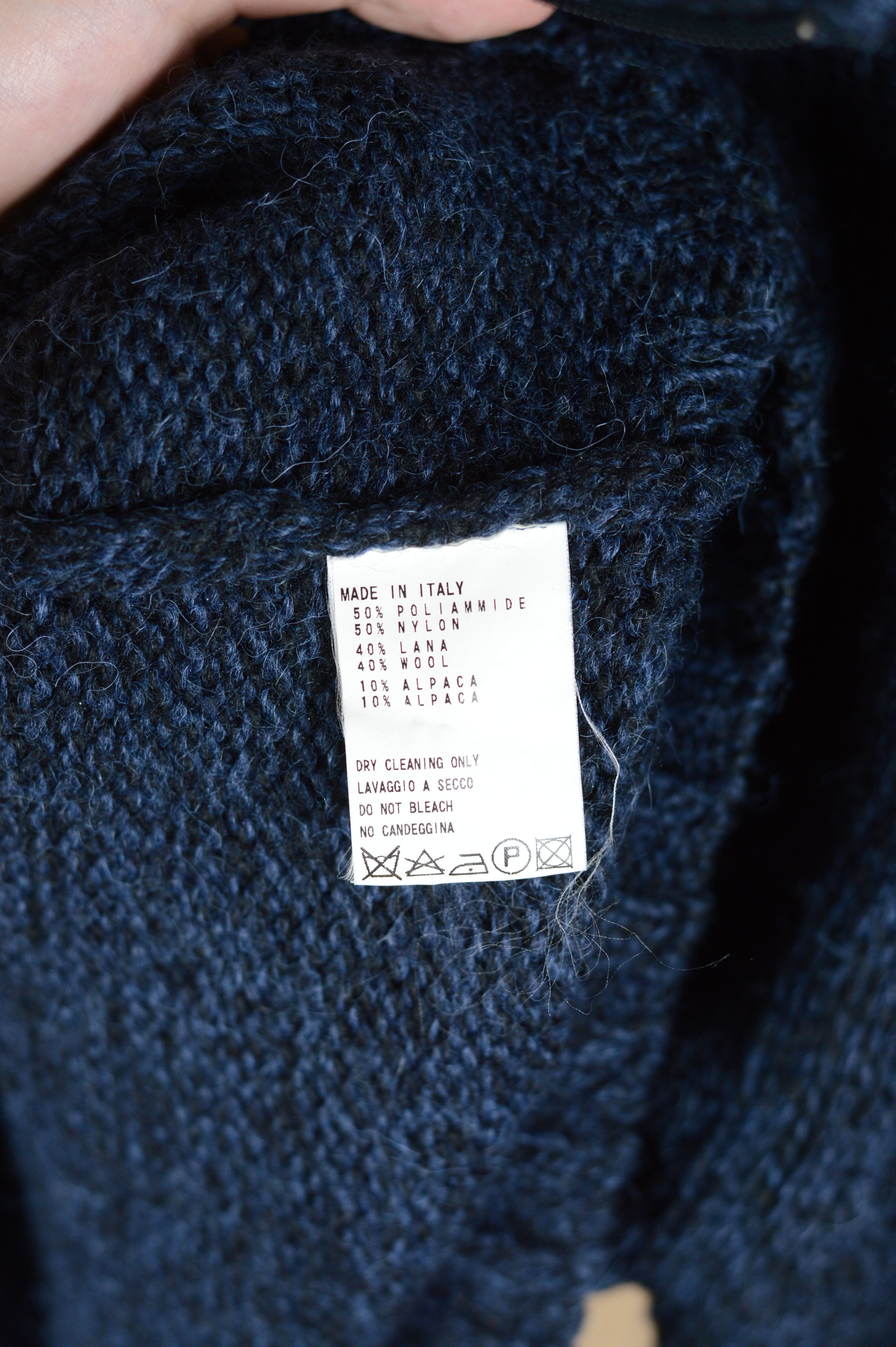 Dirk Bikkembergs Bikkembergs Turtle Neck Quarter Zip Wool Sweater Size US XL / EU 56 / 4 - 10 Thumbnail