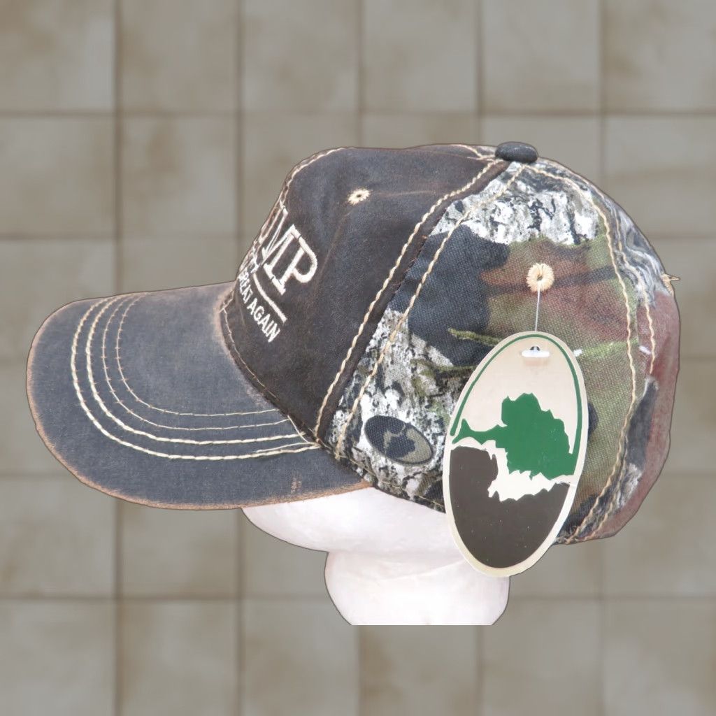 Greats VTG HaT CAP Hat Trucker NWT Make America Great Again Camo Advertising Adjustable Snapback Multi-Color Men/Womens Size ONE SIZE - 1 Thumbnail