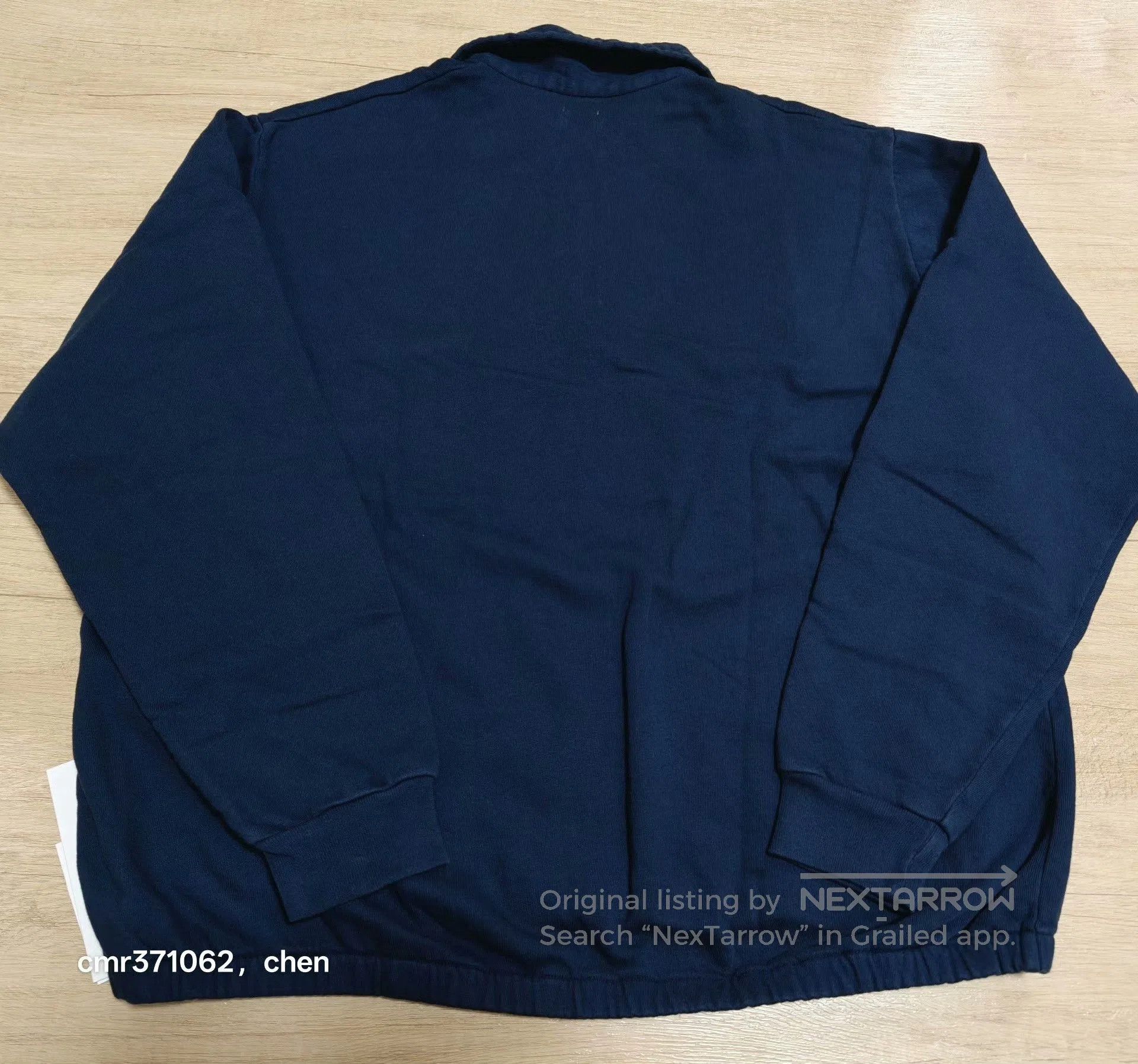 A.PRESSE a.presse 26ss Vintage Half Zip Sweatshirt. Size US M / EU 48-50 / 2 - 6 Thumbnail