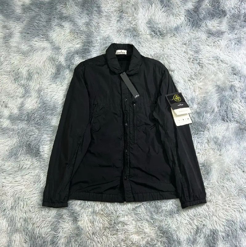 Stone Island Stone Island Black Men's Outerwear Jacket 0089 Size US L / EU 52-54 / 3 - 1 Thumbnail