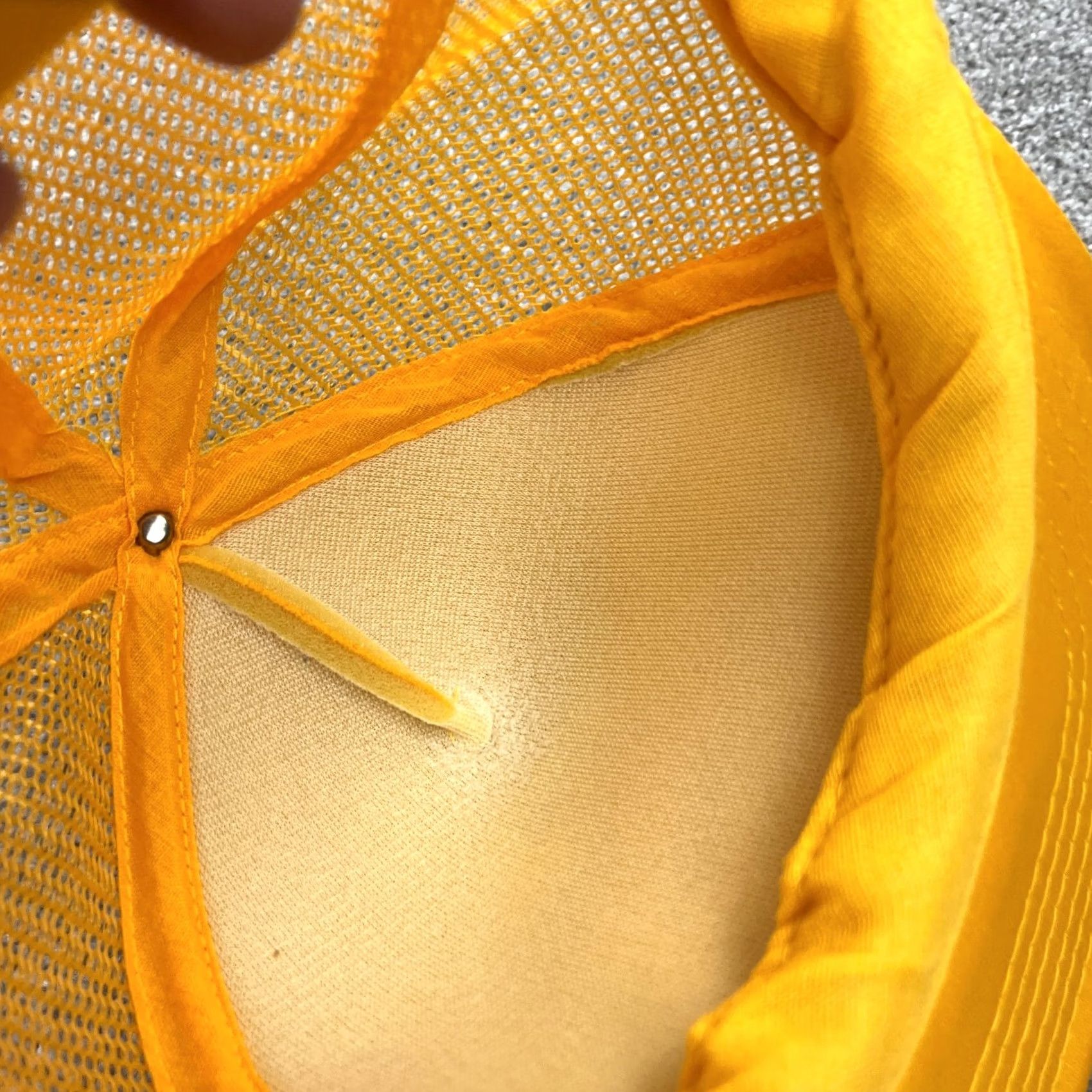 Vintage VINTAGE Daytona Beach Florida Trucker Hat Cap Snapback Yellow Puffy Print 90s Mens Size ONE SIZE - 6 Thumbnail