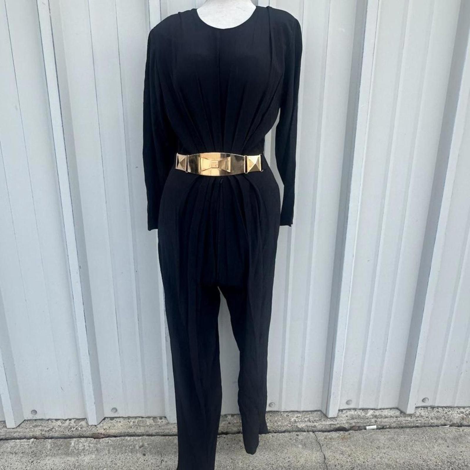 Other Vintage pleated jumpsuit small Size 28" / US 6 / IT 42 - 1 Thumbnail