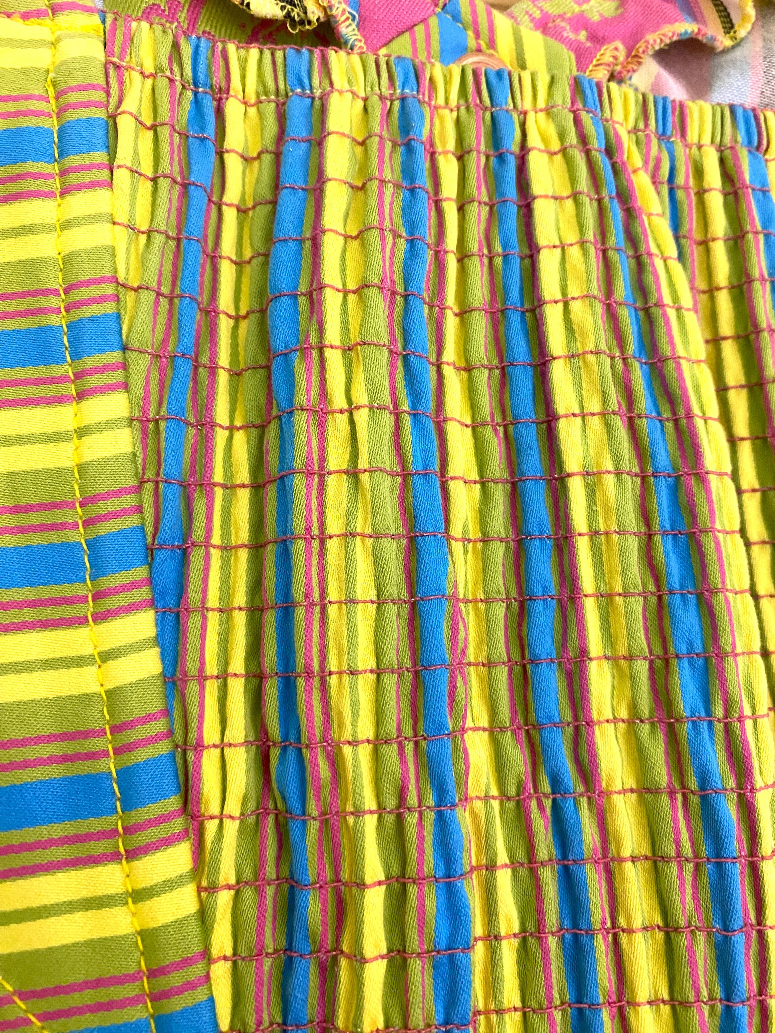 Christian Lacroix Christian Lacroix Patchwork Striped Top Corset Bustier Size L / US 10 / IT 46 - 9 Thumbnail