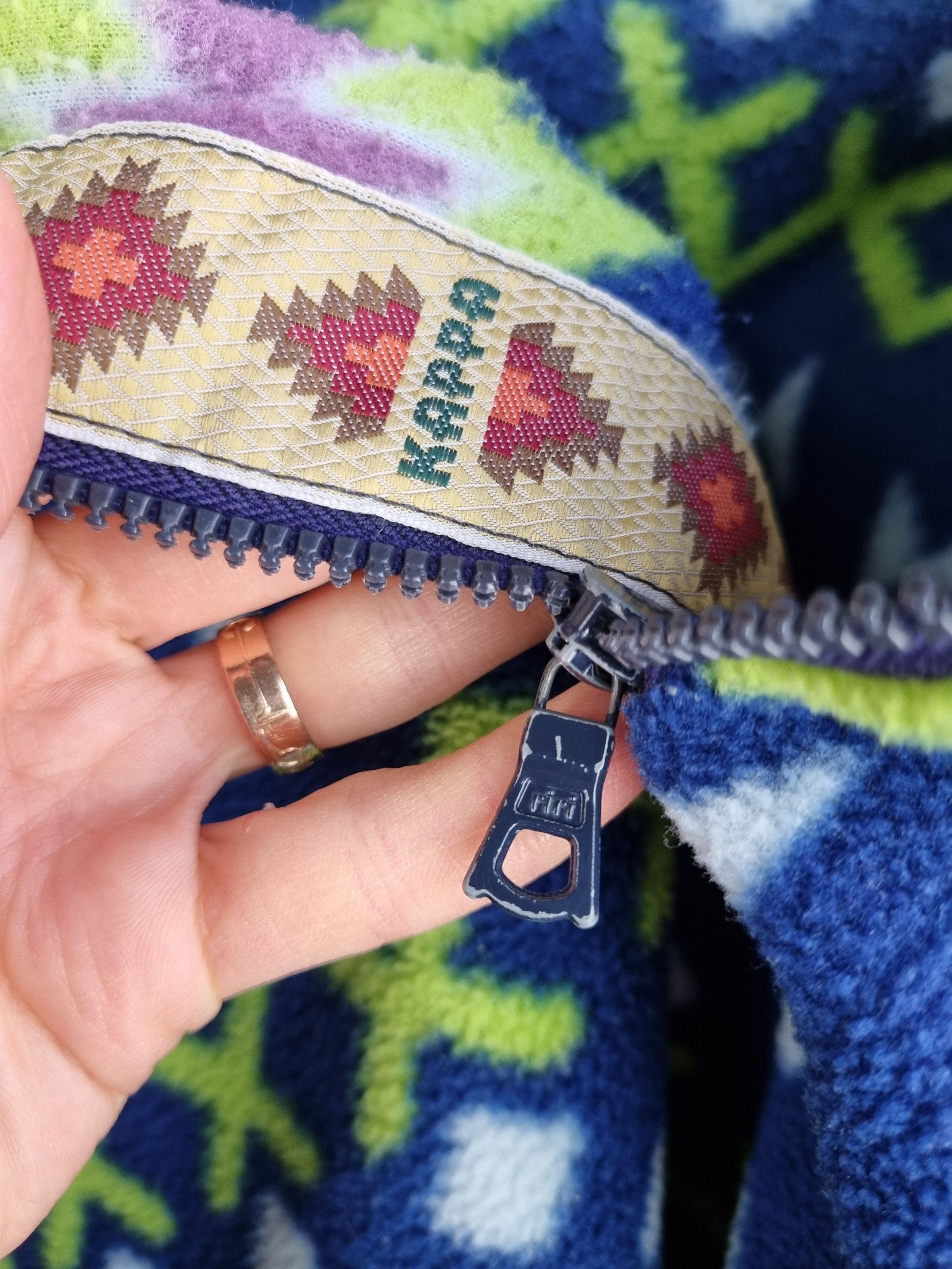 Kappa × Vintage 80s Rare Navajo Design Kappa Fleece Pullover Size US L / EU 52-54 / 3 - 16 Thumbnail
