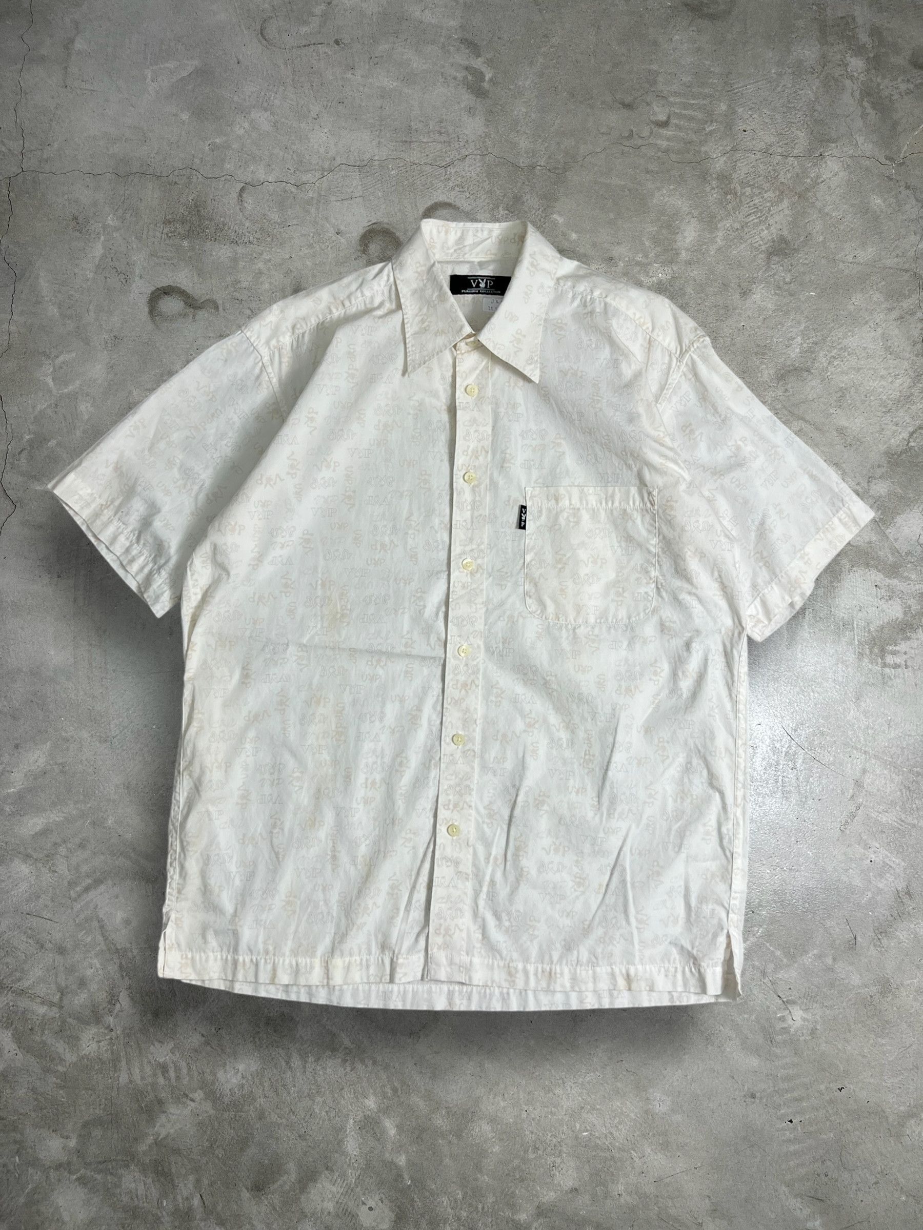 Playboy VIP Playboy Collection Printed Buttons Up Shirt (L) JK639 Size US XL / EU 56 / 4 - 1 Thumbnail