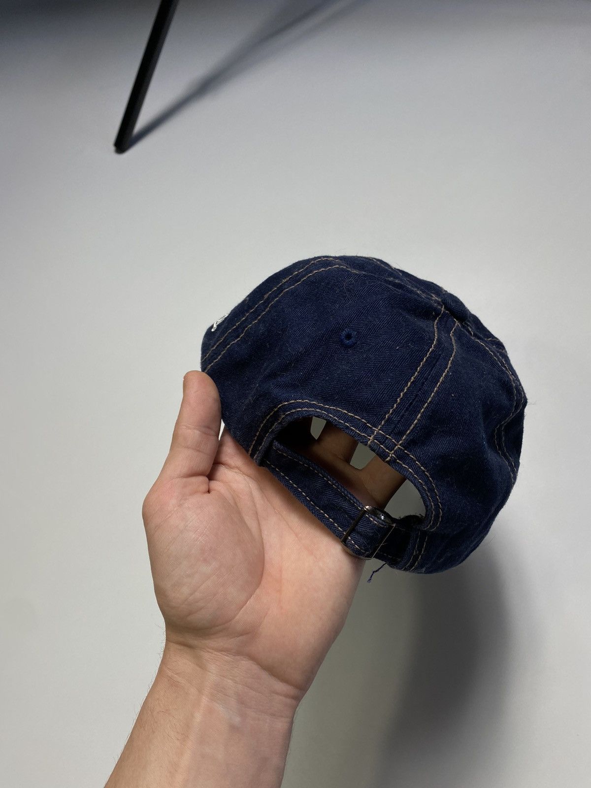 Von Dutch Rare Vintage Von Dutch Distressed Denim Cap Hut Size ONE SIZE - 5 Thumbnail