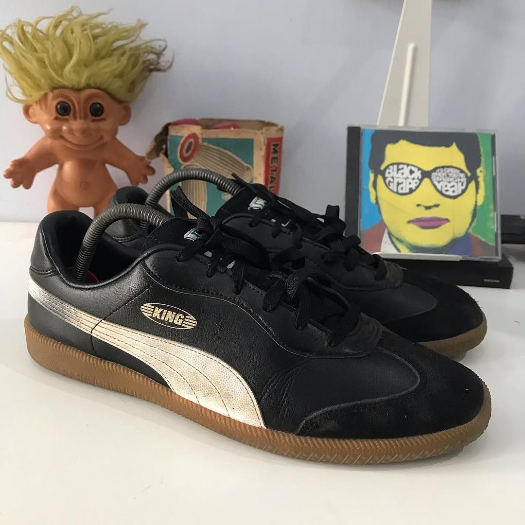 Hysteric Glamour × Puma Vintage puma King Liga Black leather with the white Size US 9.5 / EU 42-43 - 5 Thumbnail