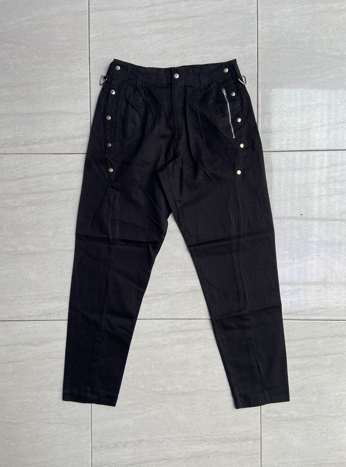Designer NEO BLOOD TOKYO Black Long Pants Size US 28 / EU 44 - 1 Thumbnail