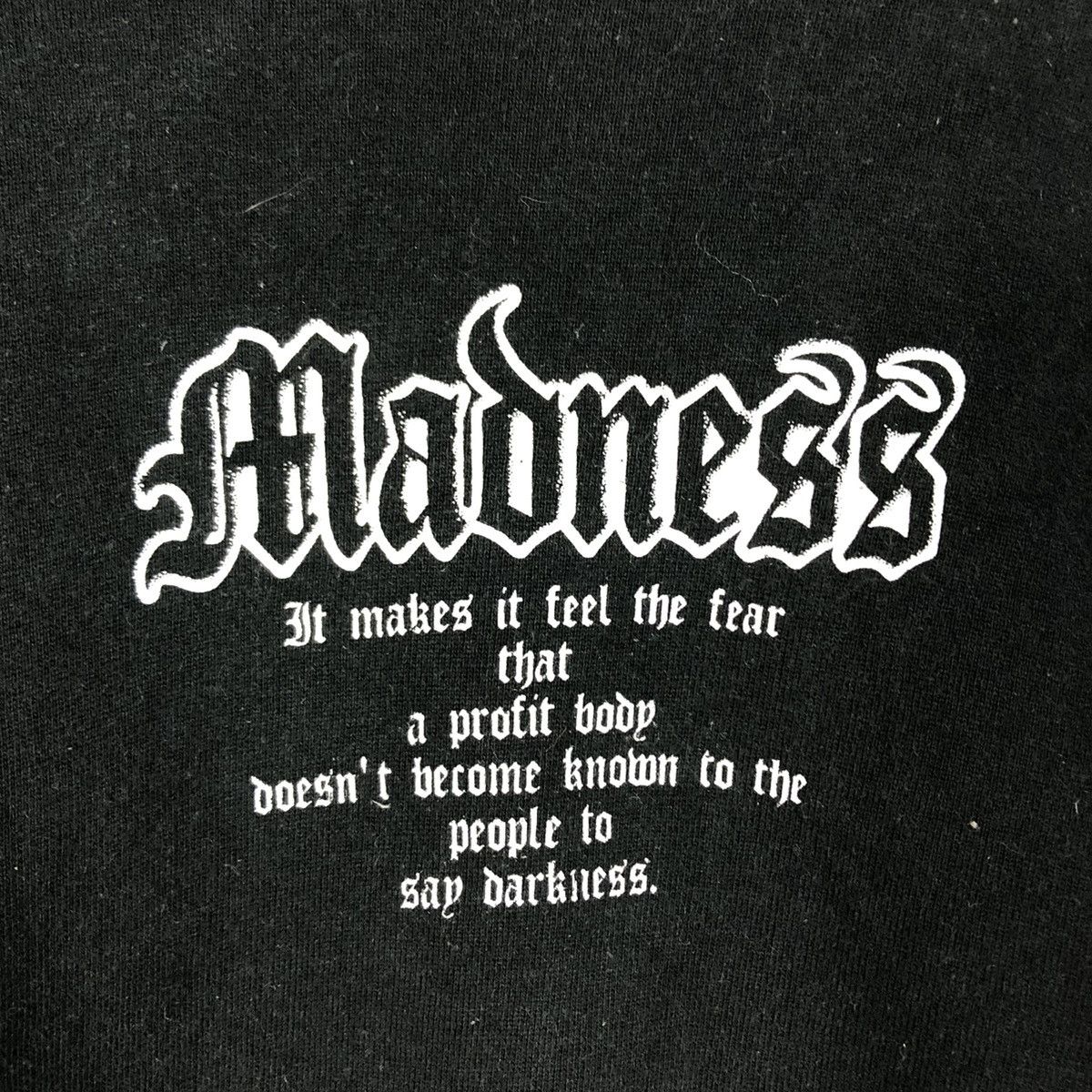 Japanese Brand 📌Vintage Sweatshirt Madness Punk Design Chrome Hearts Style Size US M / EU 48-50 / 2 - 14 Thumbnail