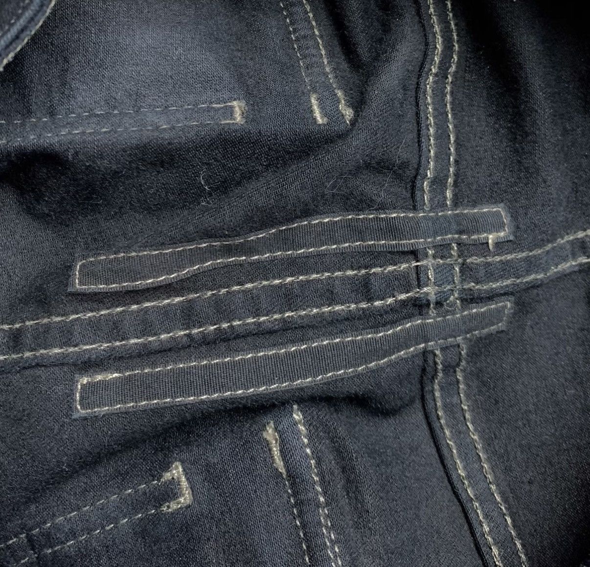 Rick Owens Rick Owens DRKSHDW Diagonal-Fly Motorcycle Pants Size US 30 / EU 46 - 3 Thumbnail