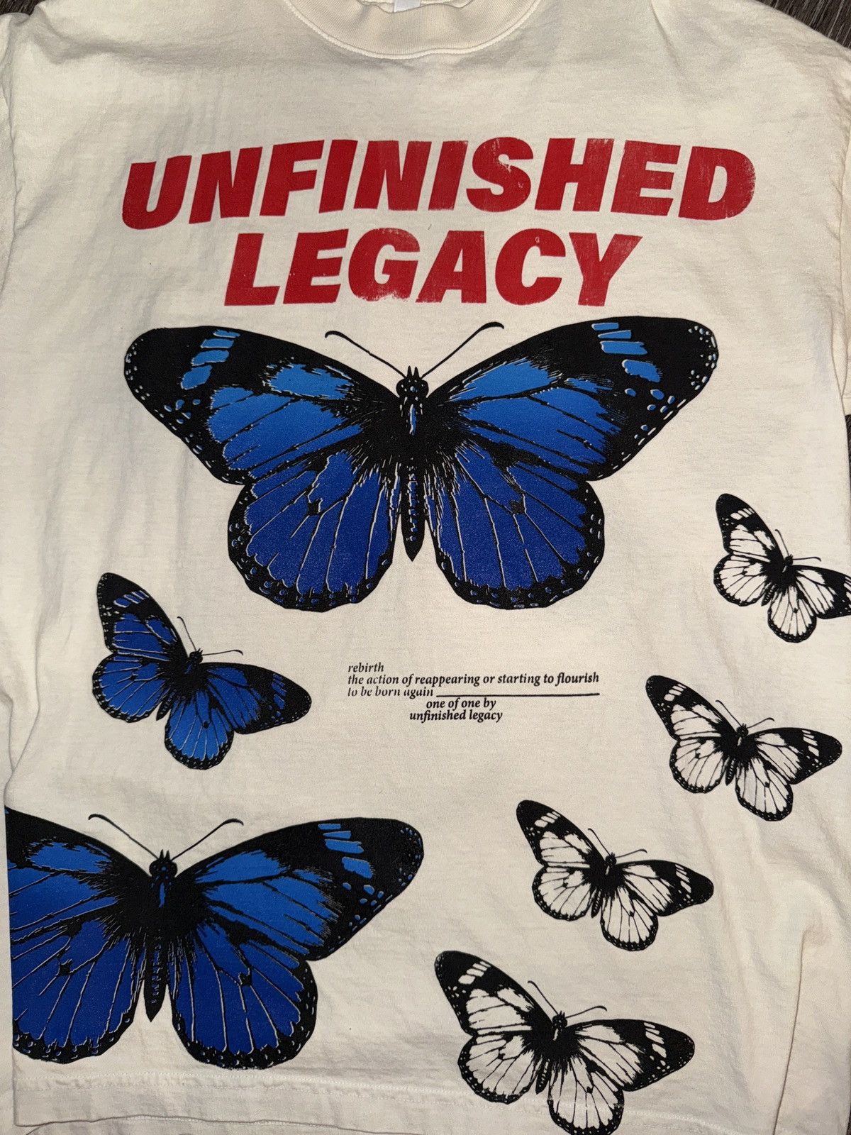 UNFINISHED LEGACY *RARE* Unfinished Legacy “Rebirth, Original” T-Shirt (L) Size US L / EU 52-54 / 3 - 3 Thumbnail
