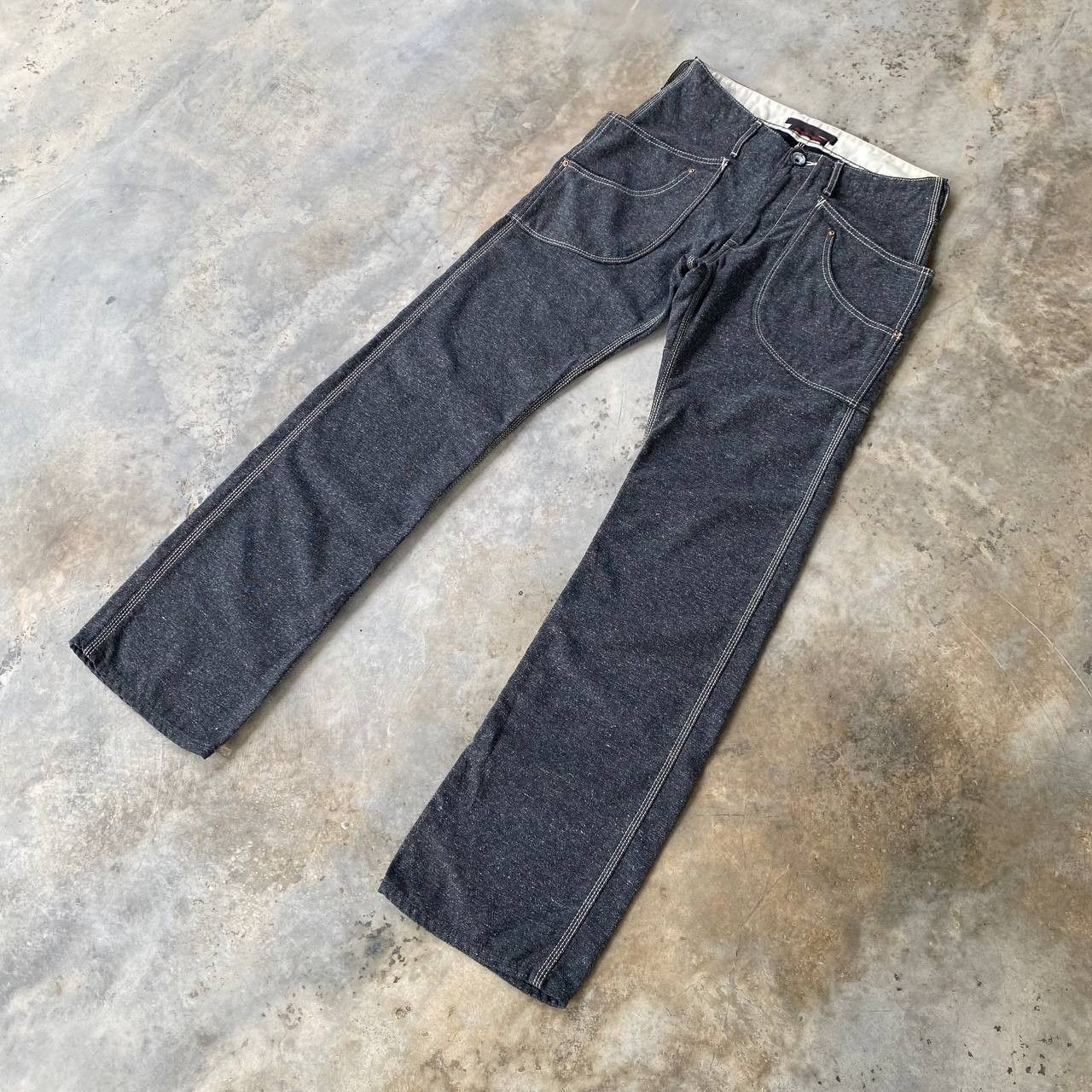 Blue Blue Japan BLUE WAY JAPAN PRISONER SALT PAPER CARGO PANT Size US 30 / EU 46 - 6 Thumbnail