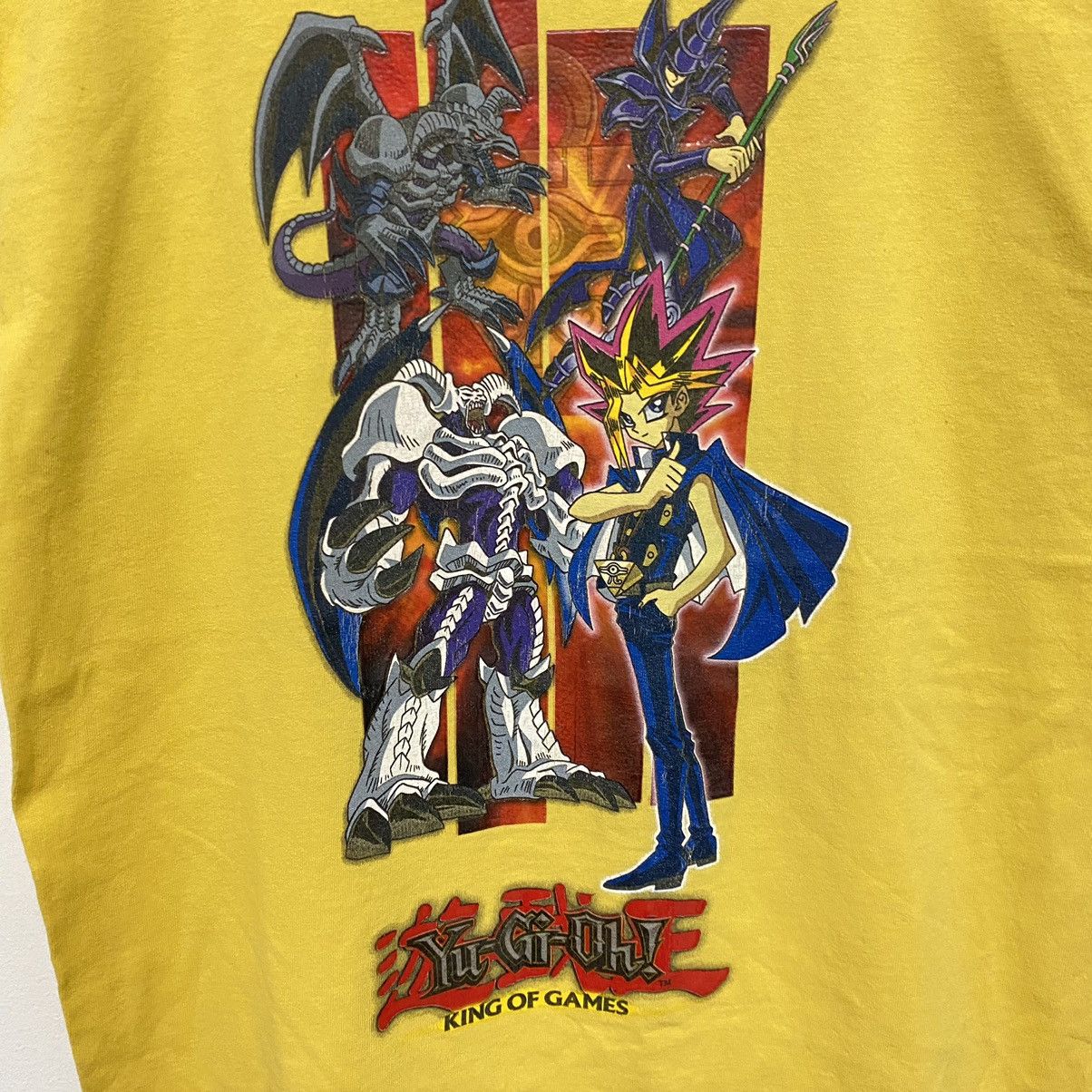 Anime × Band Tees × Vintage Vintage CRAZY‼️ Yu-Gi-Oh! Yugi Mutou King Of Games Anima Tee Size US M / EU 48-50 / 2 - 5 Thumbnail