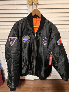 Logic bomber jacket clearance black