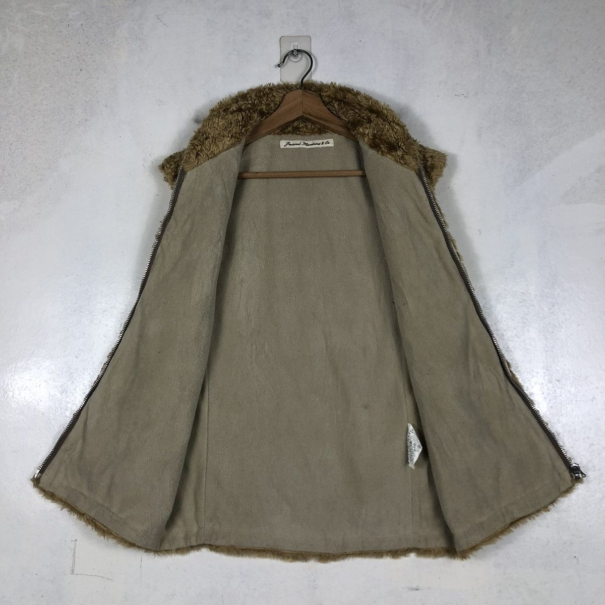 Japanese Brand 📌MINK FUR TANK TOP VEST BIKER JACKET JOURNAL STANDARD Size US M / EU 48-50 / 2 - 14 Thumbnail