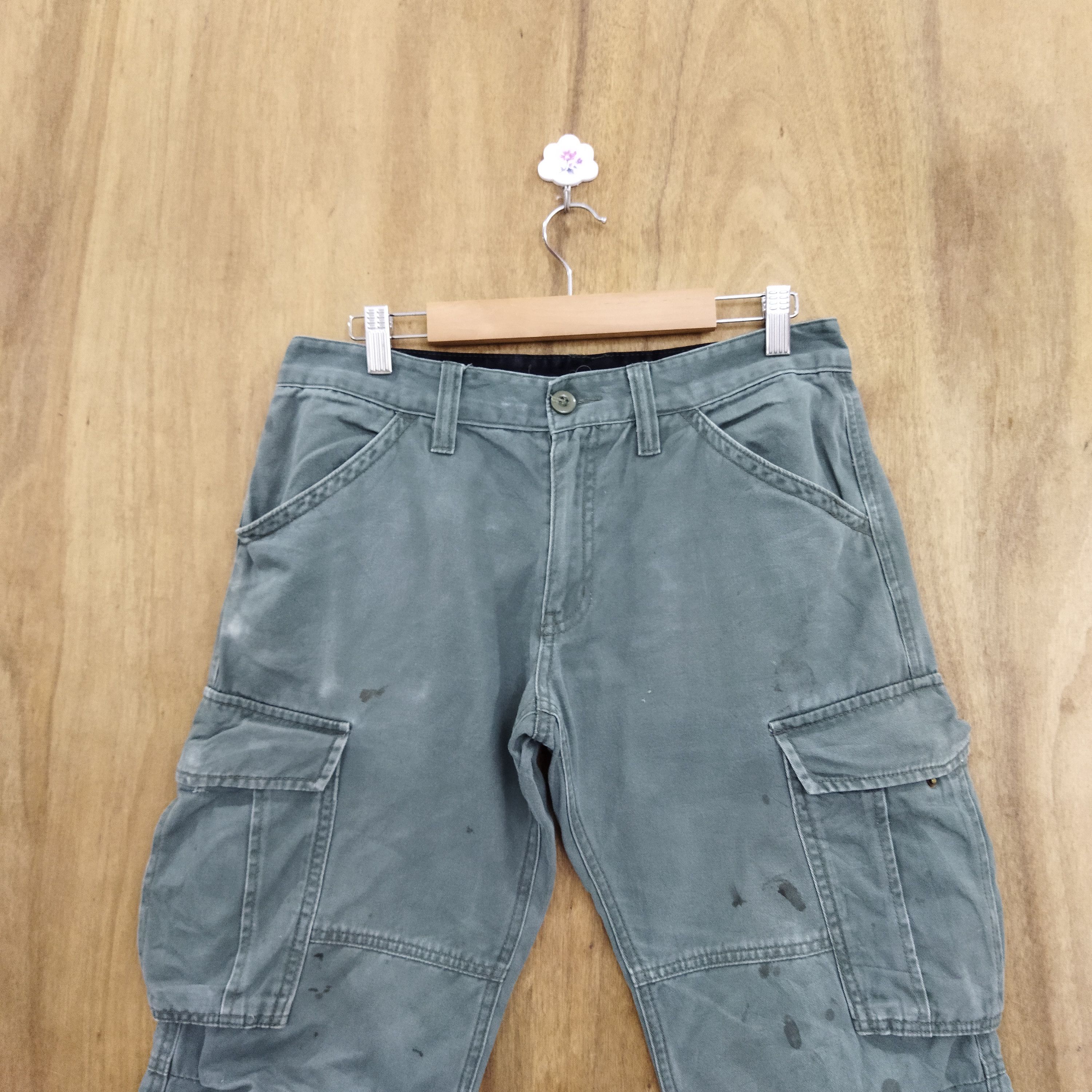 Japanese Brand BULL GREEN CARGO PANTS Size US 30 / EU 46 - 2 Thumbnail