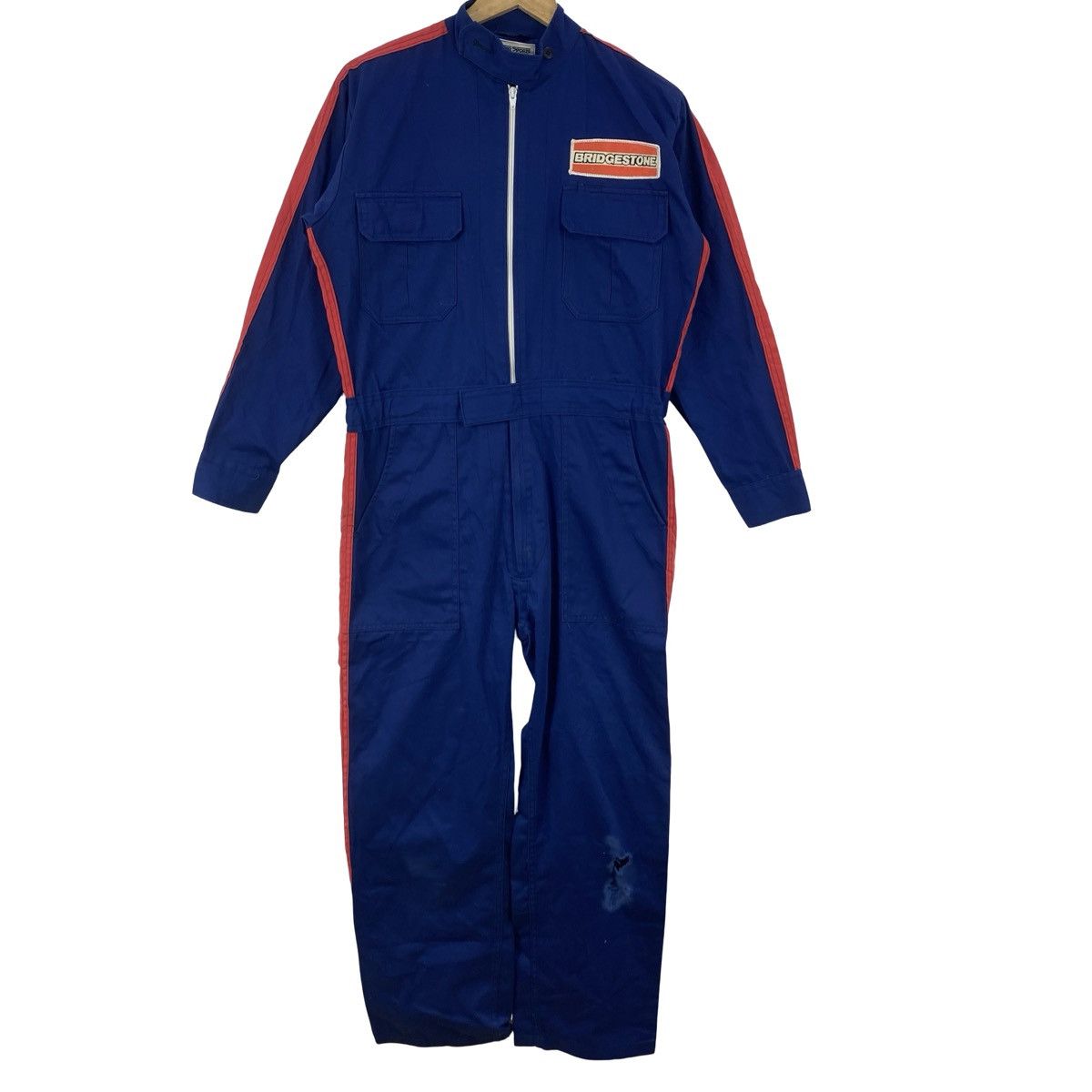 Vintage Vintage BRIDGESTONE RACING MOTOR Sports Workwear Coverall Size US 36 / EU 52 - 4 Thumbnail