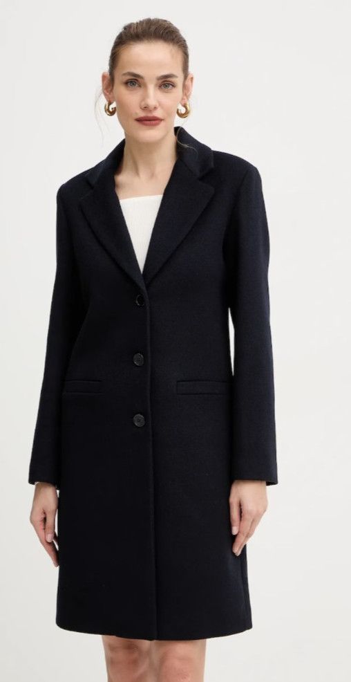 Lauren Ralph Lauren Lauren Ralph Lauren Navy Wool Blend Coat Tailored Jacket Size S / US 4 / IT 40 - 15 Thumbnail