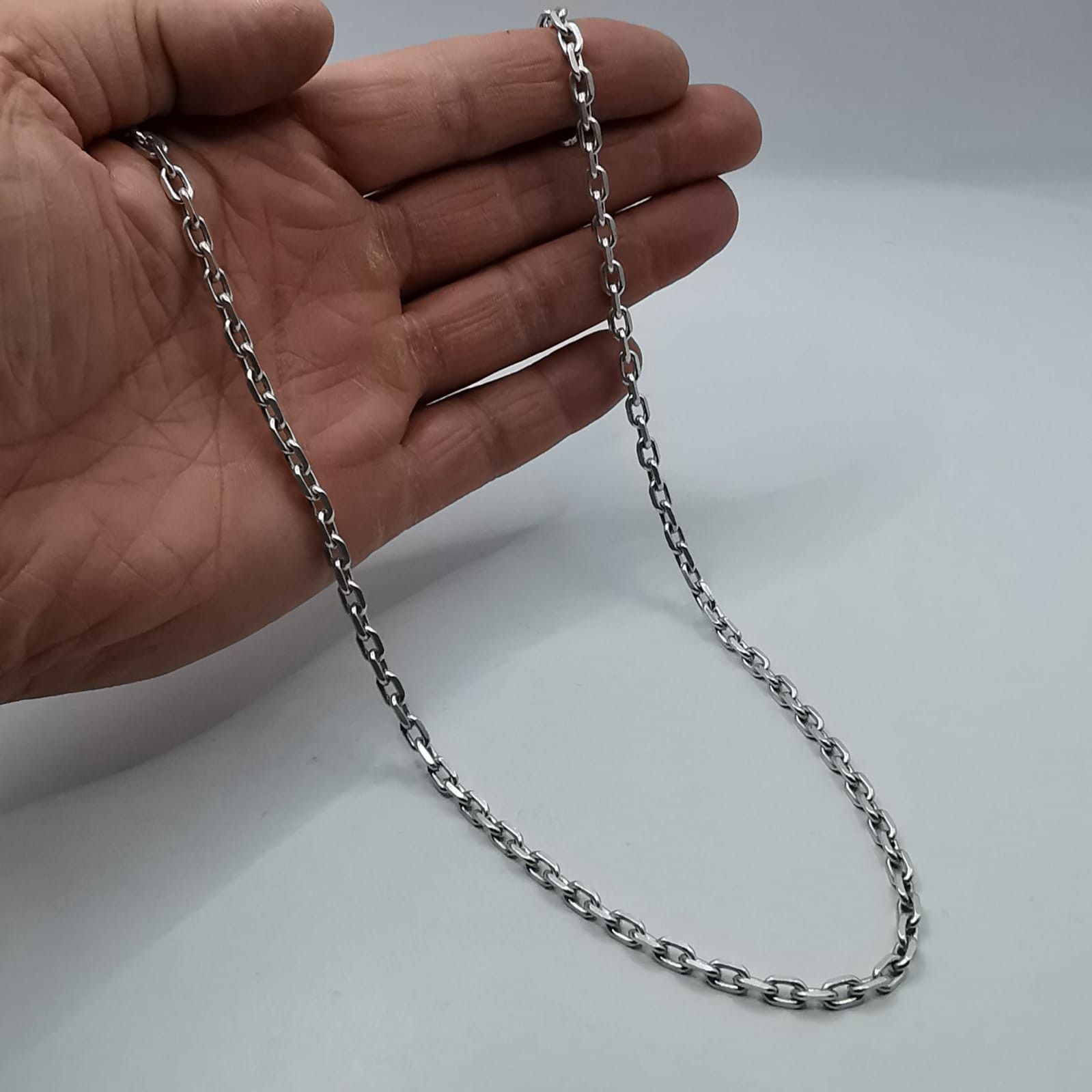 Sterling Silver Vintage Jewelry Chain, 925 Sterling Silver, Signed 28,17g Size ONE SIZE - 4 Thumbnail