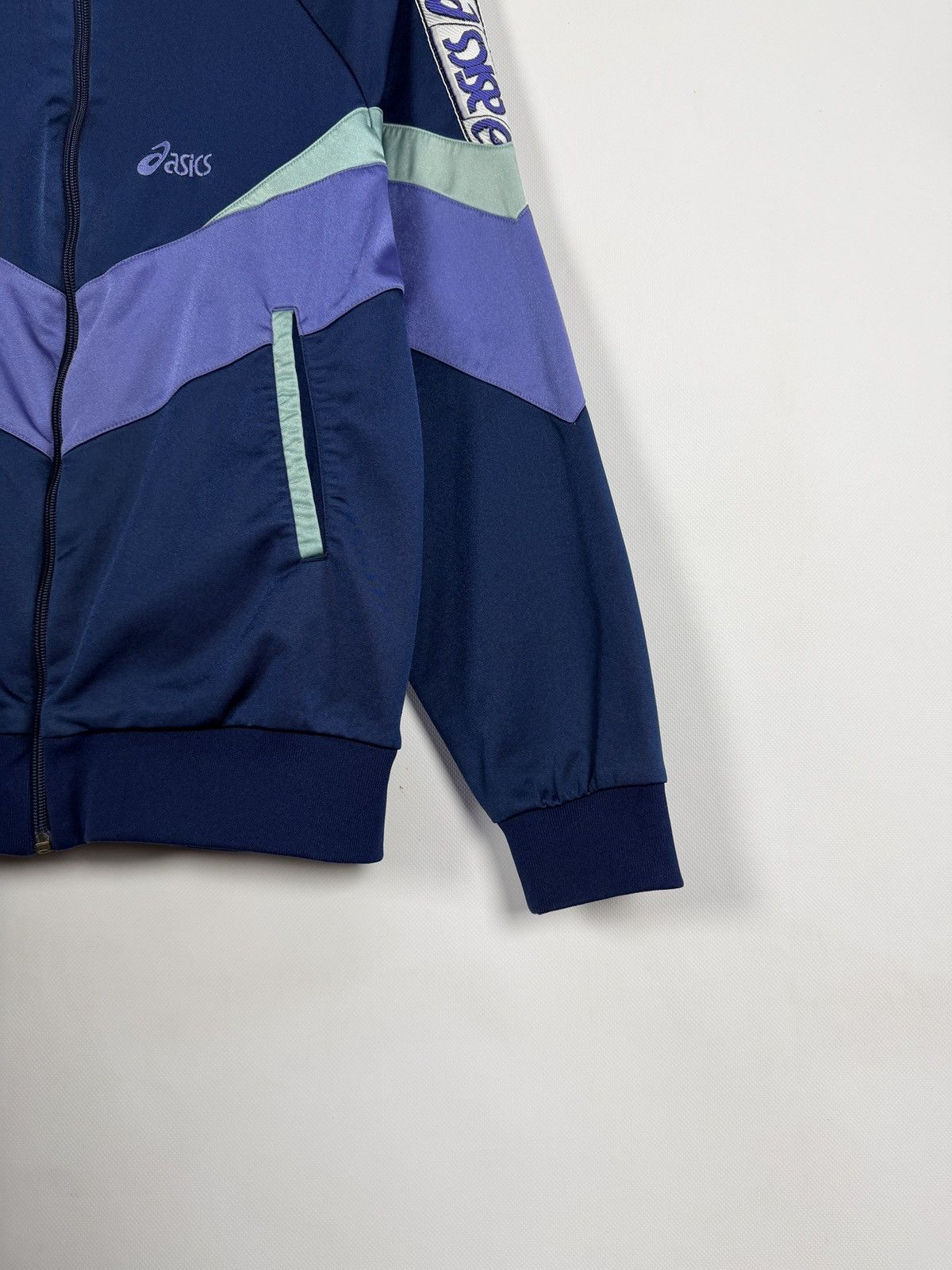 Asics Asics Vintage 90s Track Jacket Full Zip Sportswear Size 54 Size US M / EU 48-50 / 2 - 5 Thumbnail