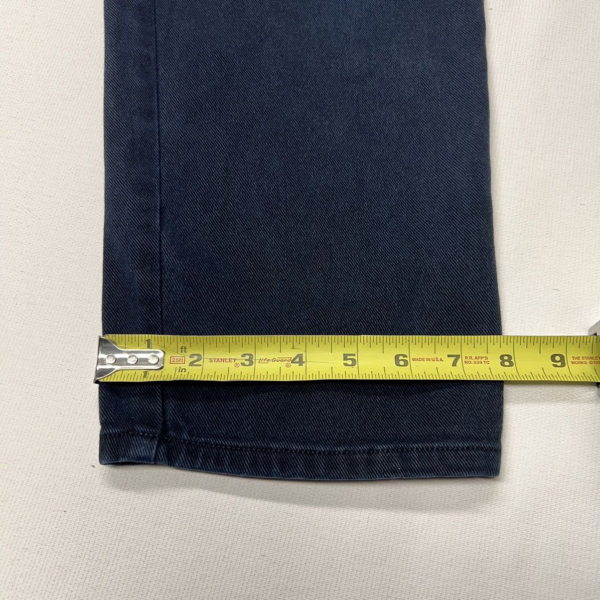 Ralph Lauren × Vintage VTG Lauren Jeans Co Womens Jeans Petite Blue Straight Wide Size 30" / US 8 / IT 44 - 17 Thumbnail