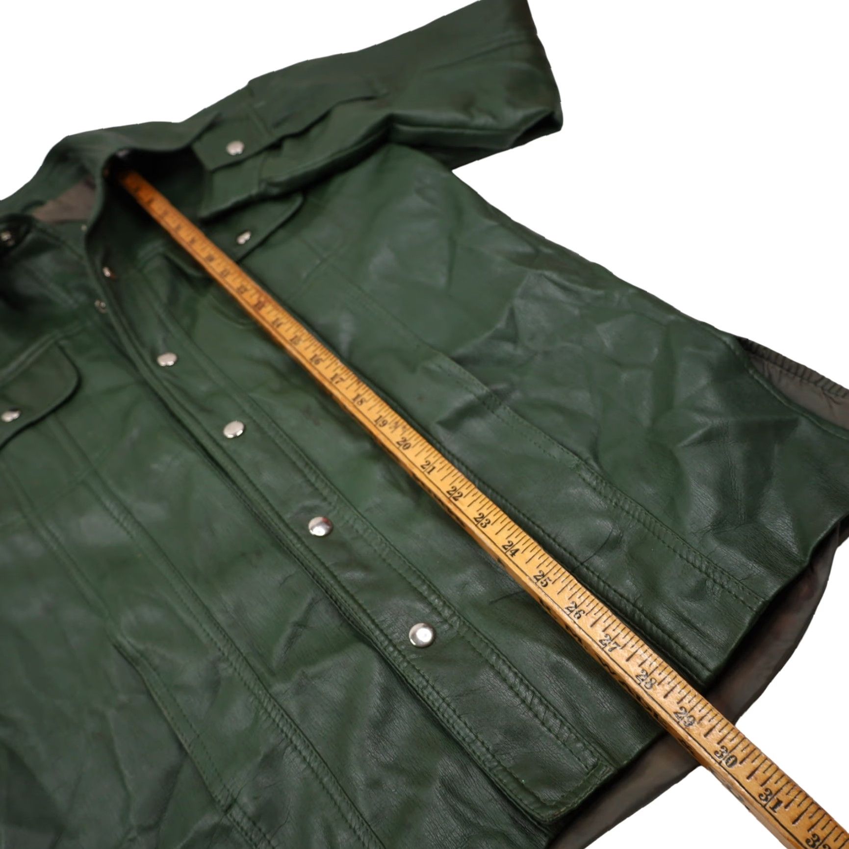 Vintage VINTAGE Brigadier Halco Jacket PVC Green M Mens Size US M / EU 48-50 / 2 - 7 Thumbnail