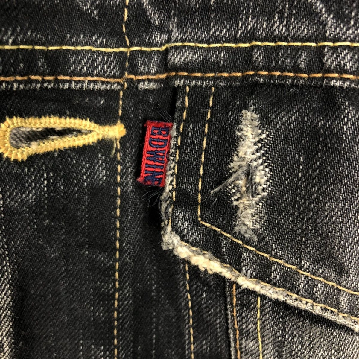 Edwin 🔥VINTAGE DENIM TRUCKER JACKET EDWIN MULTI POCKET Size US L / EU 52-54 / 3 - 19 Thumbnail