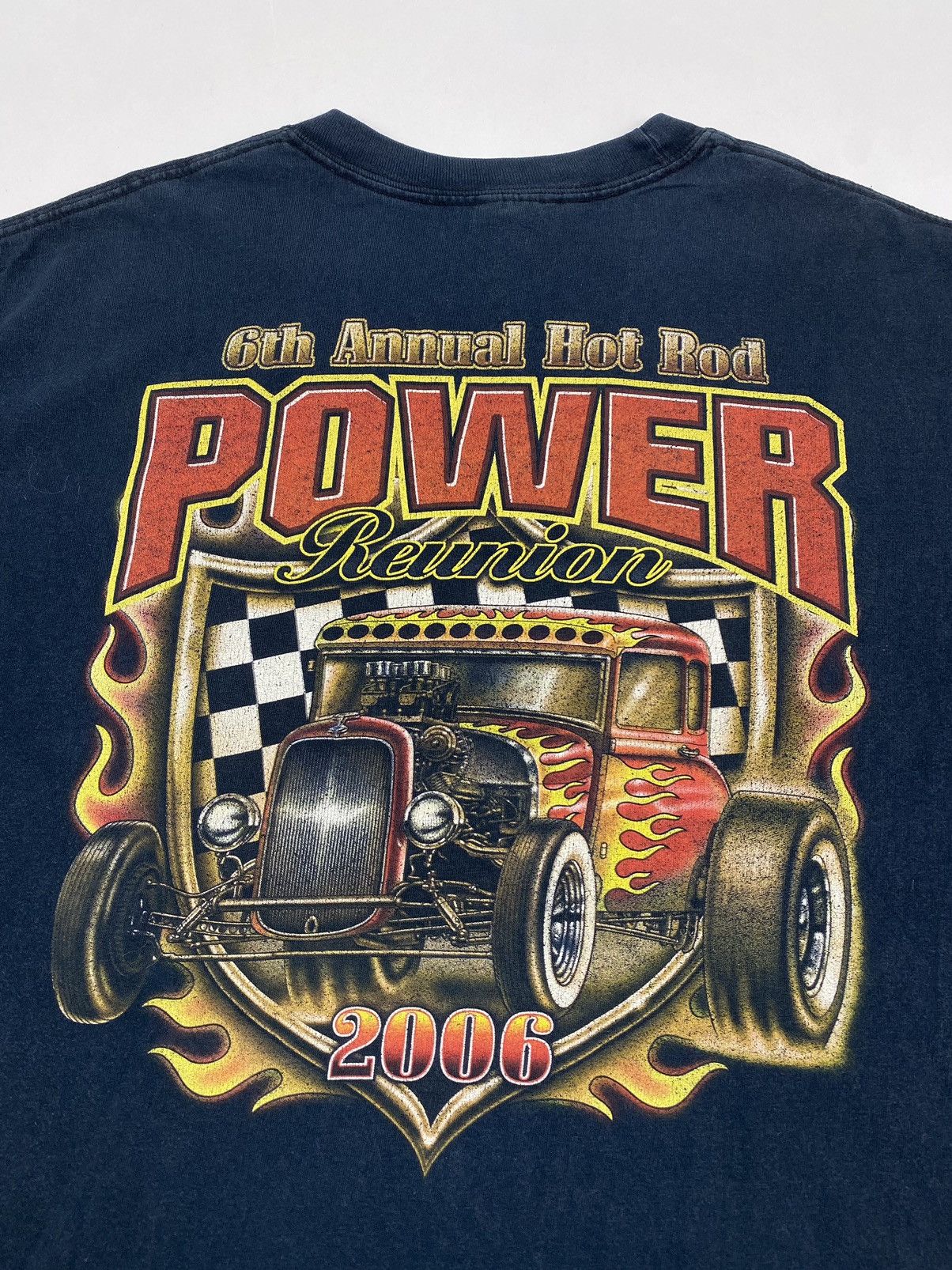 Vintage Y2K Vintage 6th Annual Hot Rod Power Reunion Graphic Tee Size US XL / EU 56 / 4 - 7 Thumbnail